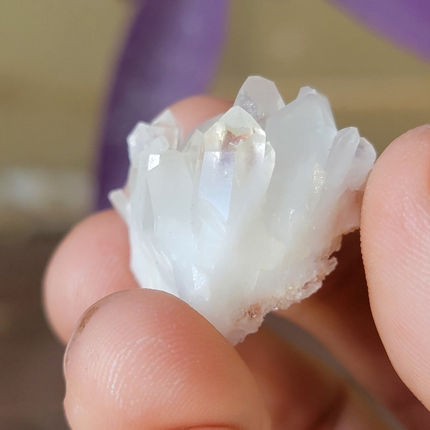 Arkansas Quartz Crystal Rock | Beautiful Cluster of Points | Mt. Ida | 12.04 grams