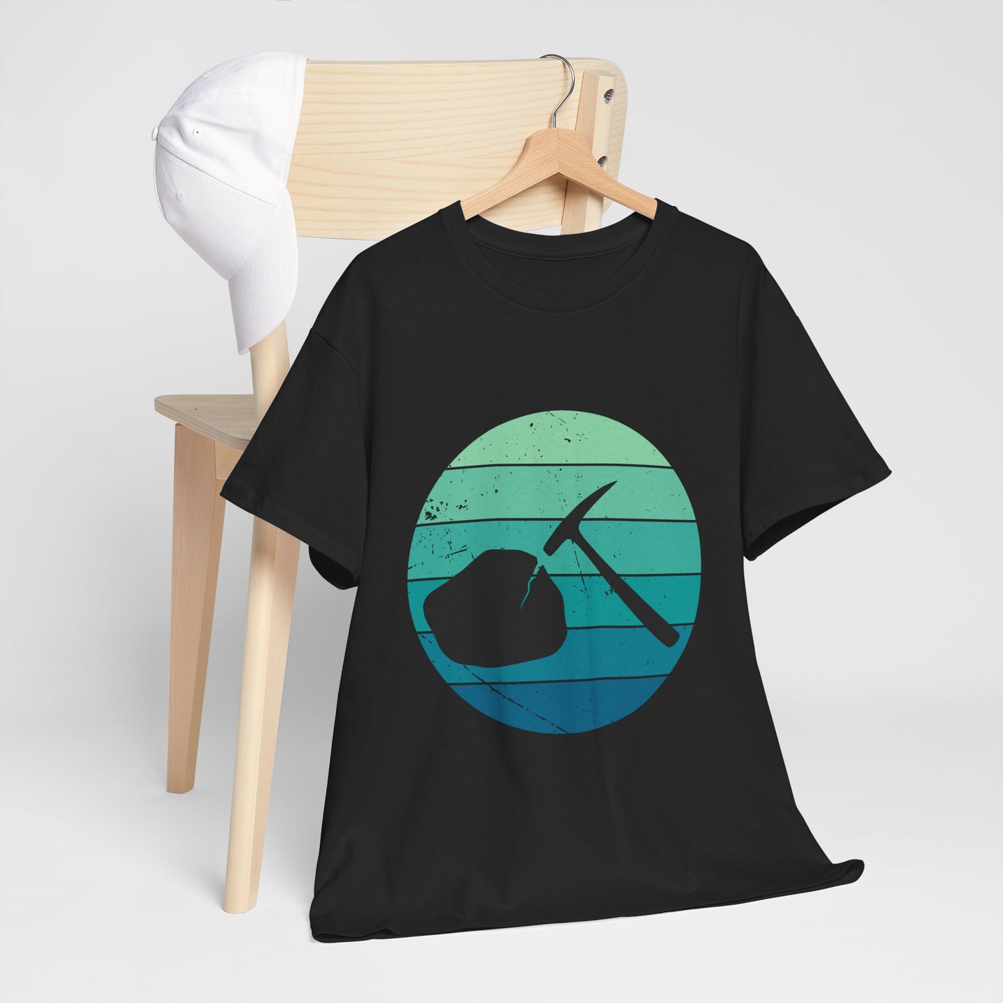 Vintage Style Mining Adventure Unisex Heavy Cotton Tee | Rockhounding T-Shirt | Gift for Geologist