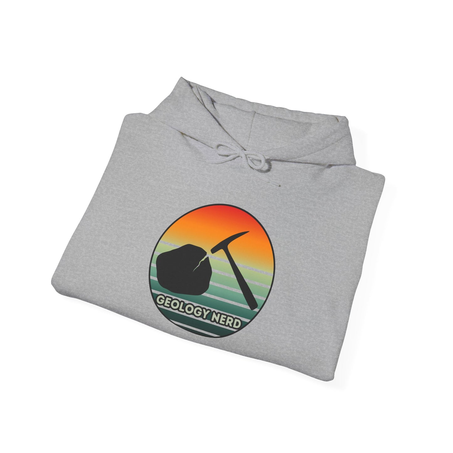 Geology Nerd Hoodie for Rockhounds & Mineral Collectors – Unisex Heavy Blend Sweatshirt with Kangaroo Pocket & Hood