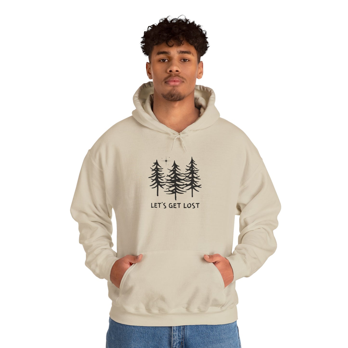 Let's Get Lost Unisex Hoodie - Adventure Inspired Hooded Sweatshirt for Nature Lovers