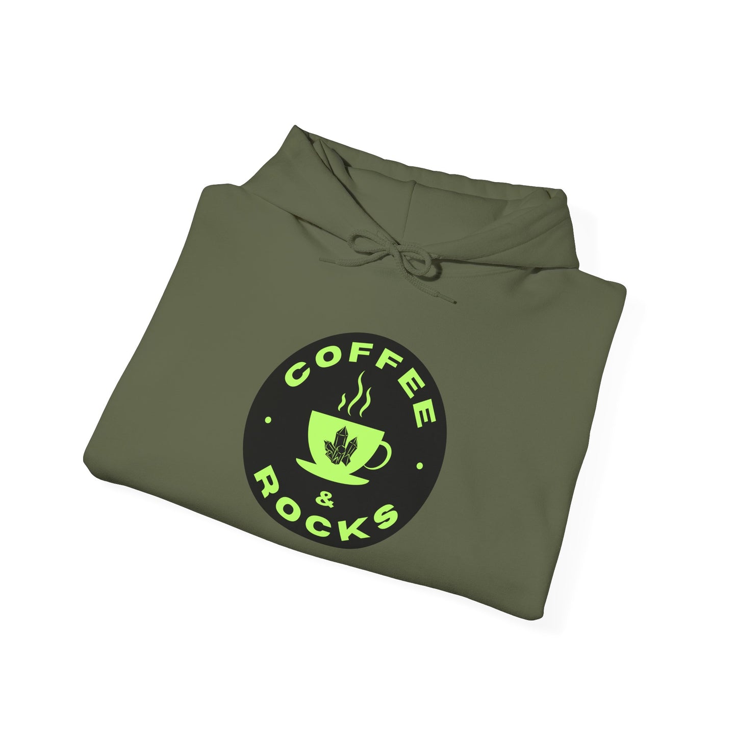 Coffee & Rocks Unisex Hoodie - Cozy Hooded Sweatshirt for Coffee and Geology Lovers