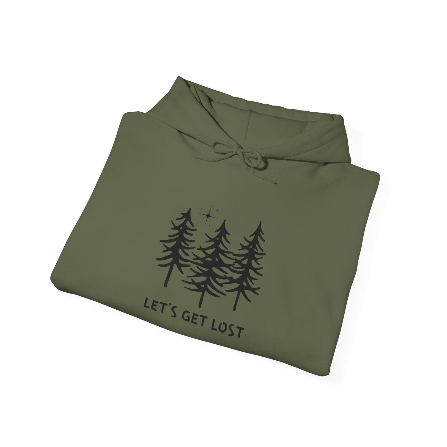 Let's Get Lost Unisex Hoodie - Adventure Inspired Hooded Sweatshirt for Nature Lovers