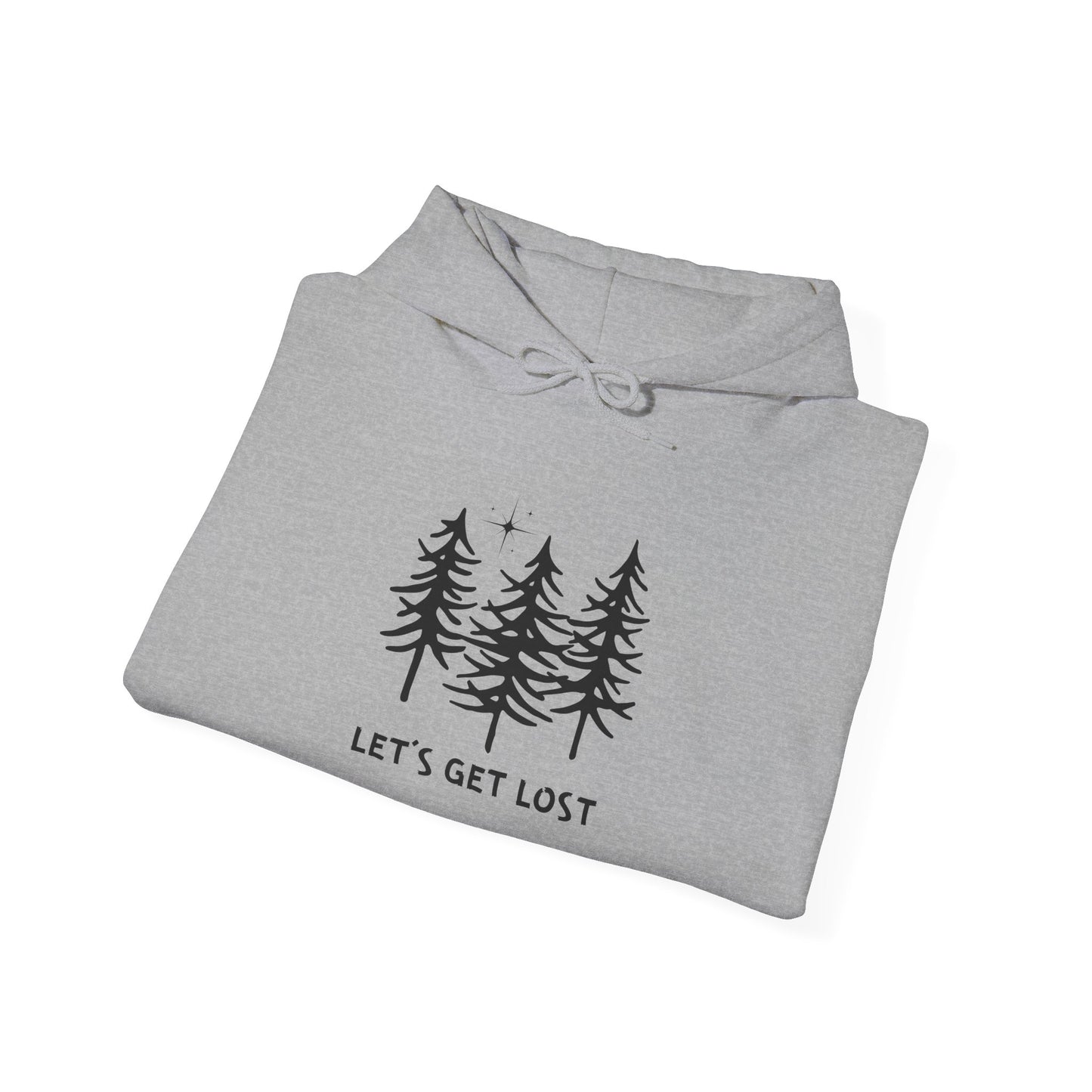 Let's Get Lost Unisex Hoodie - Adventure Inspired Hooded Sweatshirt for Nature Lovers