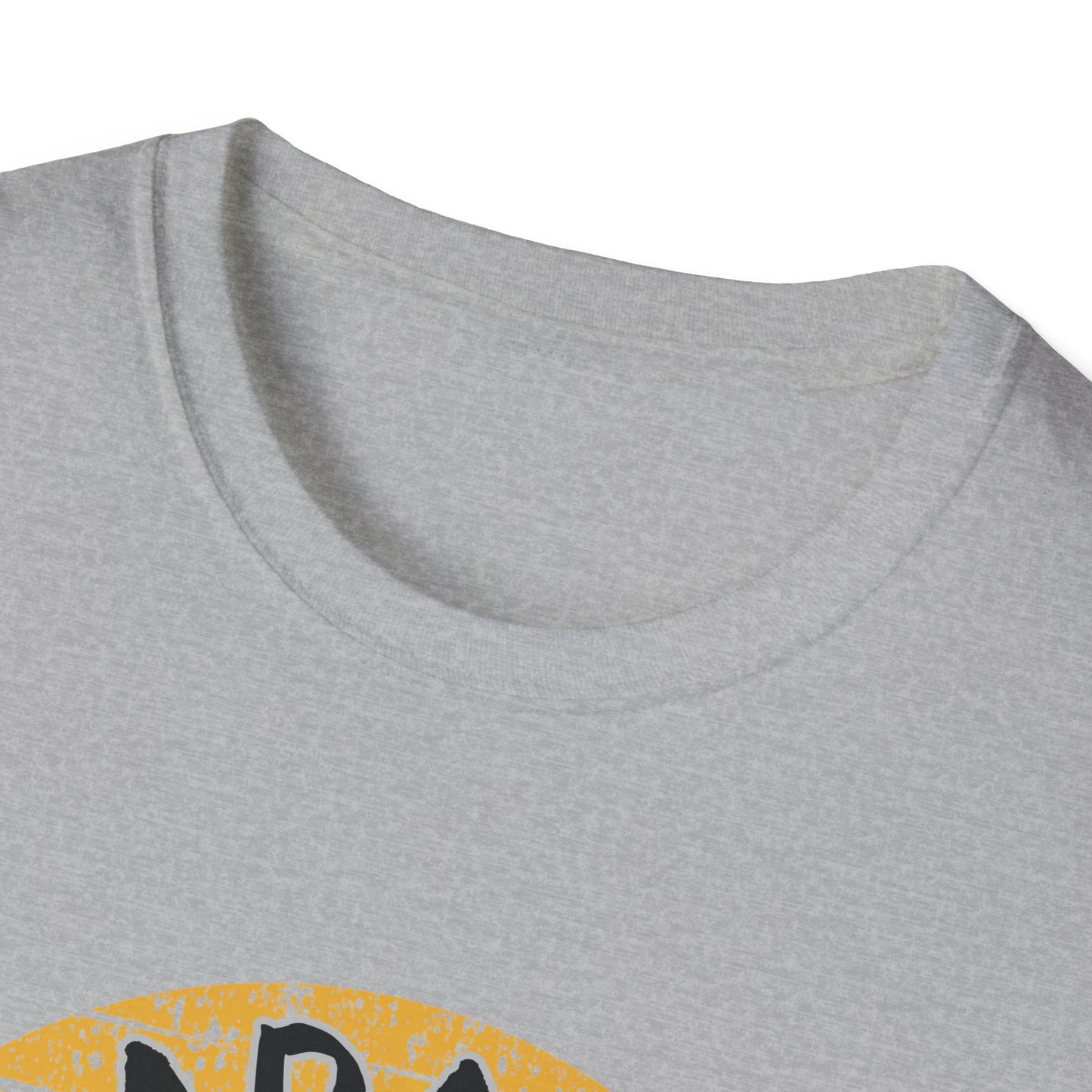 Badass Miner Geology Shirt - Rockhound Geologist with Pickaxe Unisex Softstyle T-Shirt