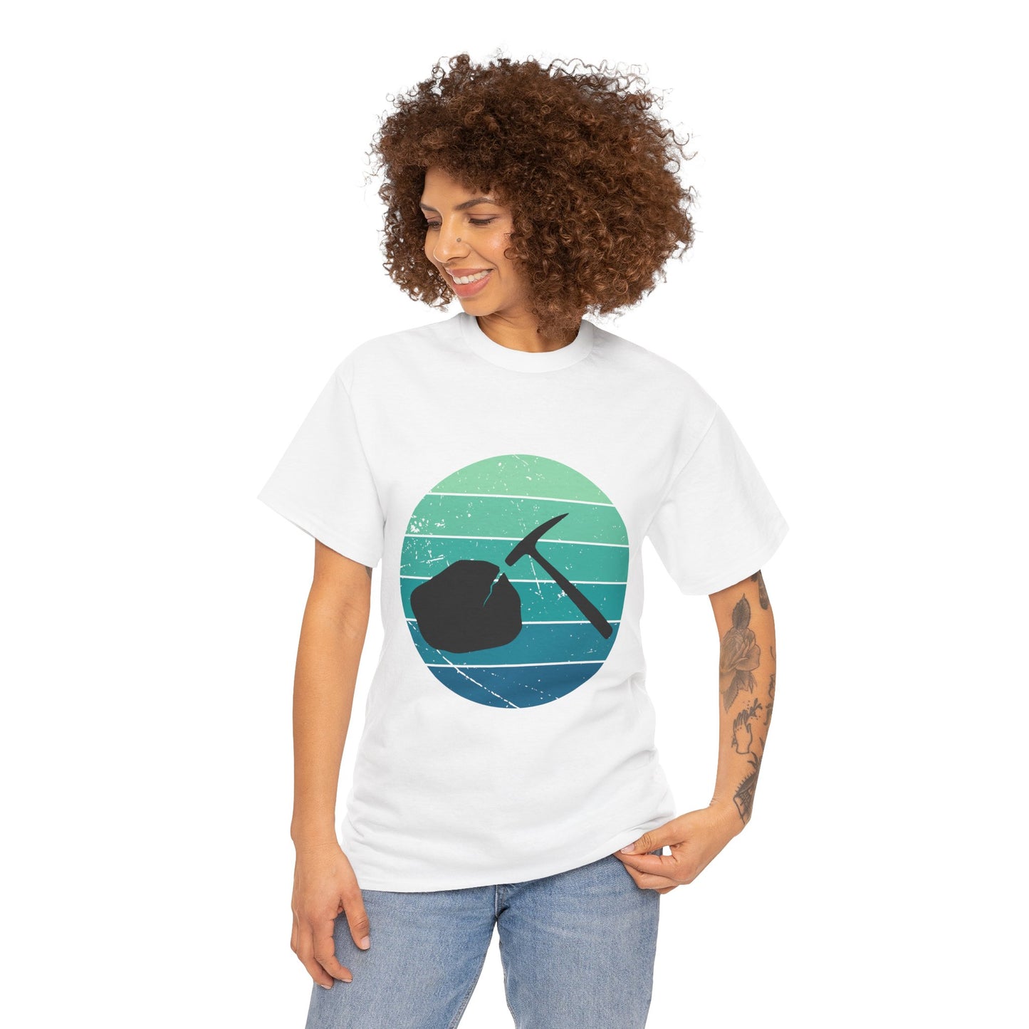 Vintage Style Mining Adventure Unisex Heavy Cotton Tee | Rockhounding T-Shirt | Gift for Geologist