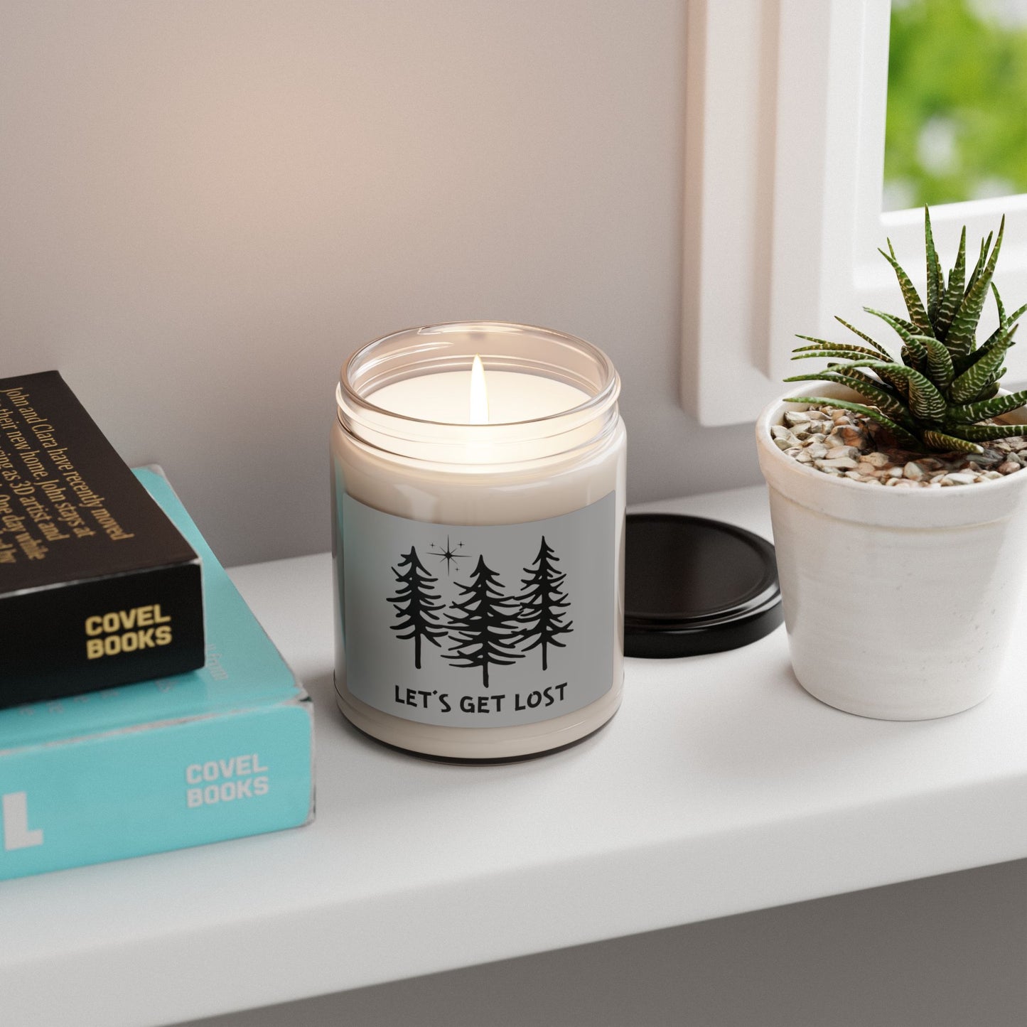 Let's Get Lost Scented Soy Candle – 9oz | Cozy Nature Inspired Aromatherapy Home Decor