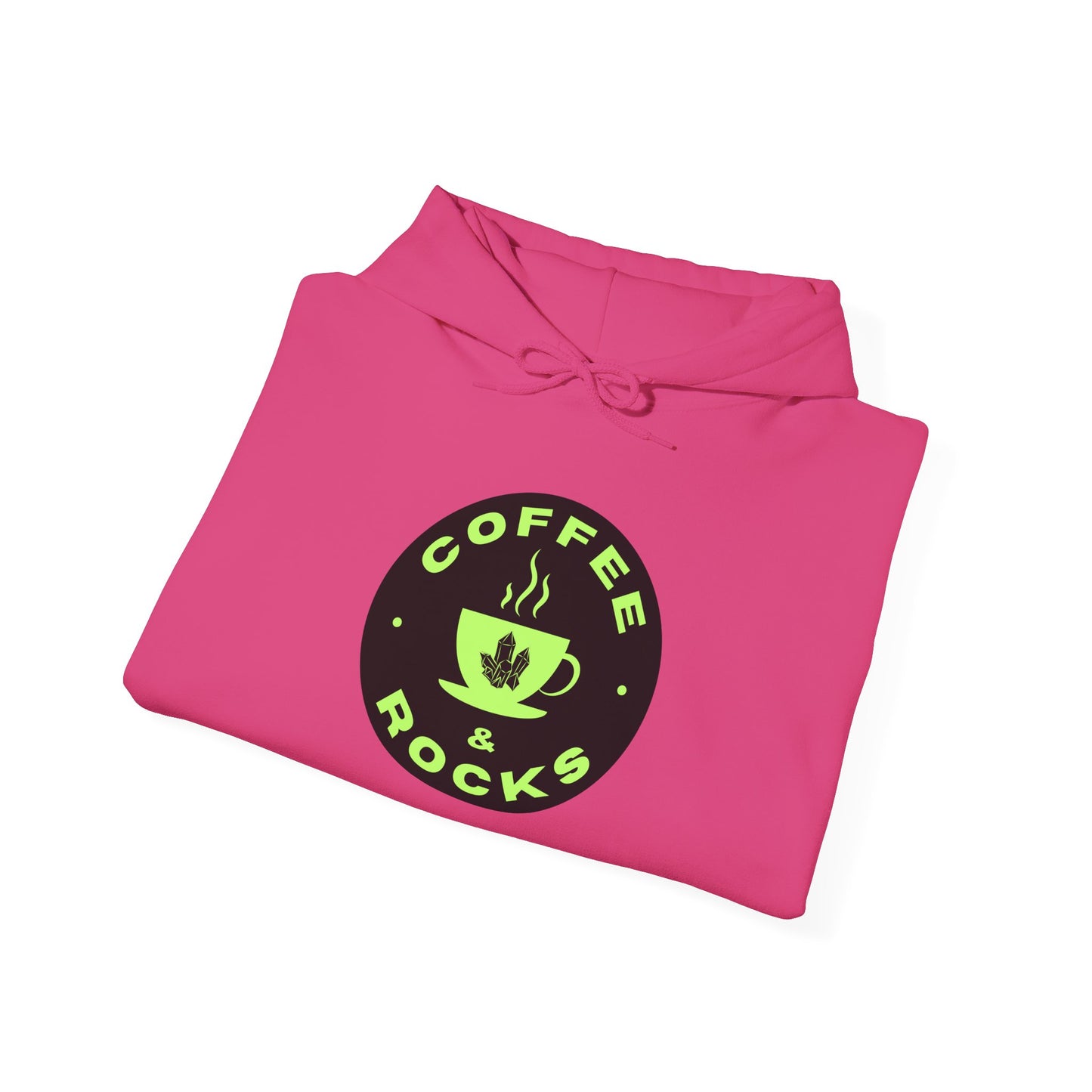 Coffee & Rocks Unisex Hoodie - Cozy Hooded Sweatshirt for Coffee and Geology Lovers
