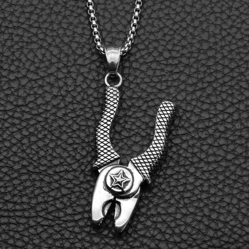 Mechanic Utility Tool Charm Necklace – Wrench or Pliers for Off-Roaders & Overlanders