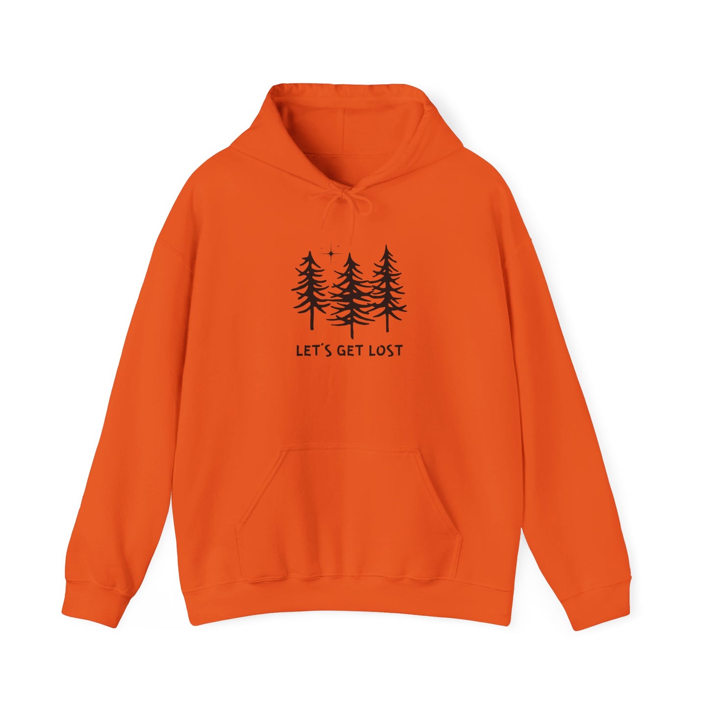 Let's Get Lost Unisex Hoodie - Adventure Inspired Hooded Sweatshirt for Nature Lovers