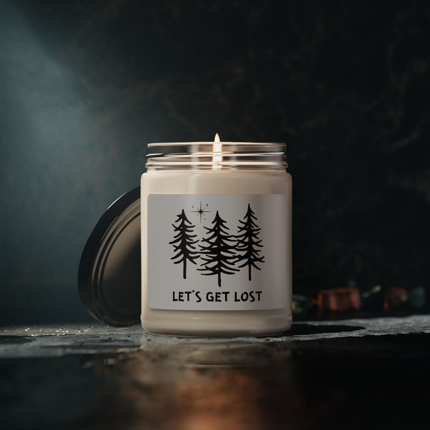 Let's Get Lost Scented Soy Candle – 9oz | Cozy Nature Inspired Aromatherapy Home Decor
