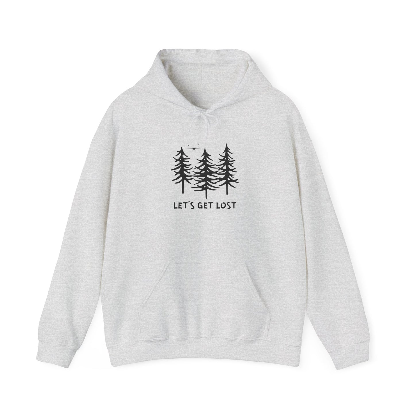 Let's Get Lost Unisex Hoodie - Adventure Inspired Hooded Sweatshirt for Nature Lovers