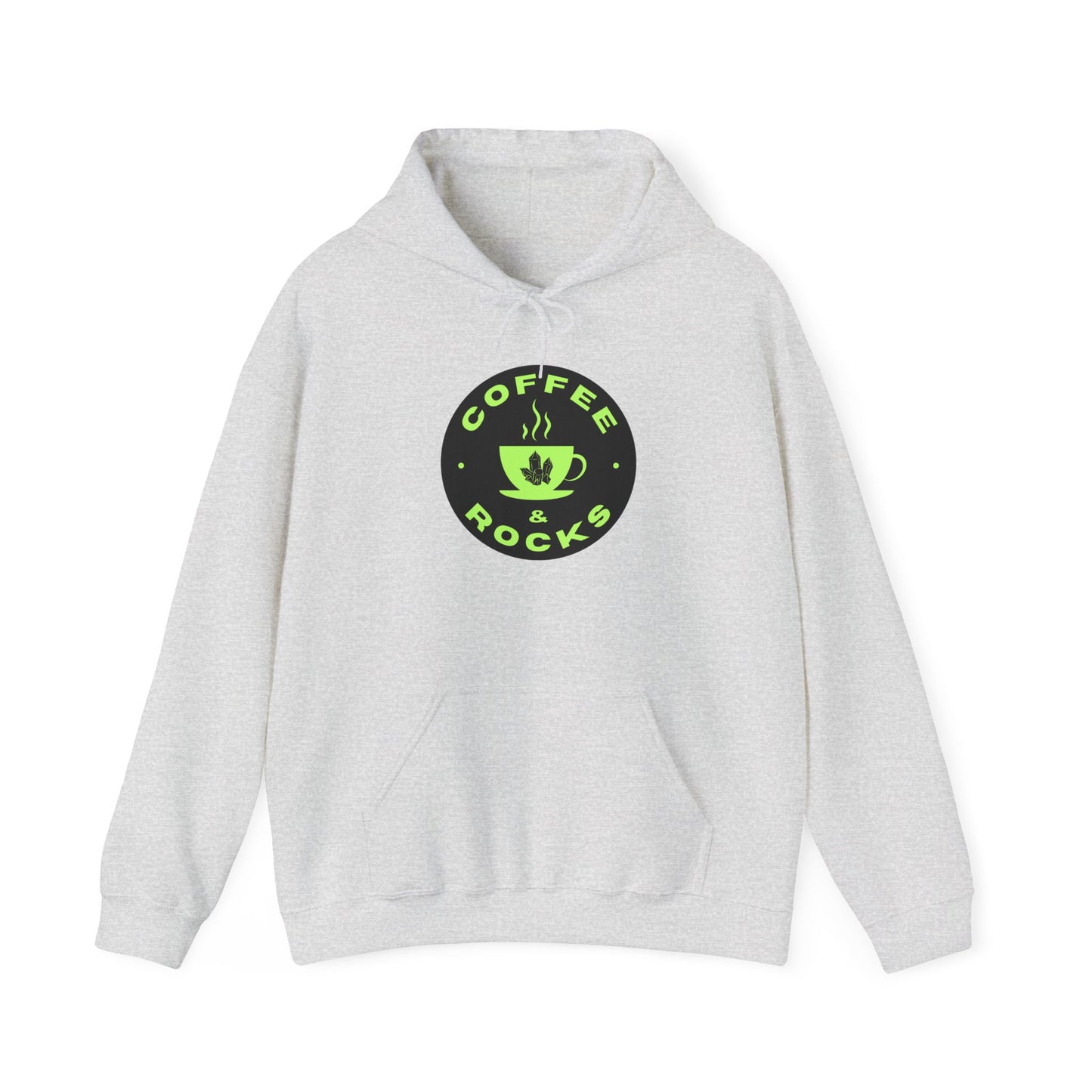 Coffee & Rocks Unisex Hoodie - Cozy Hooded Sweatshirt for Coffee and Geology Lovers