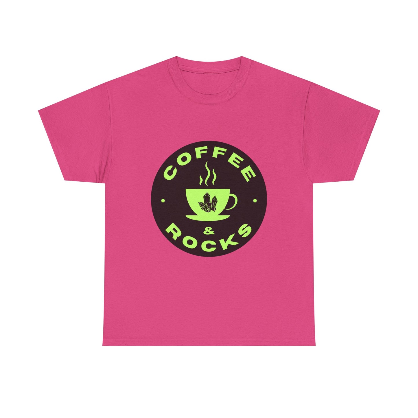 Coffee & Rocks Unisex Heavy Cotton Tee - Perfect Geology Shirt for Coffee Lovers