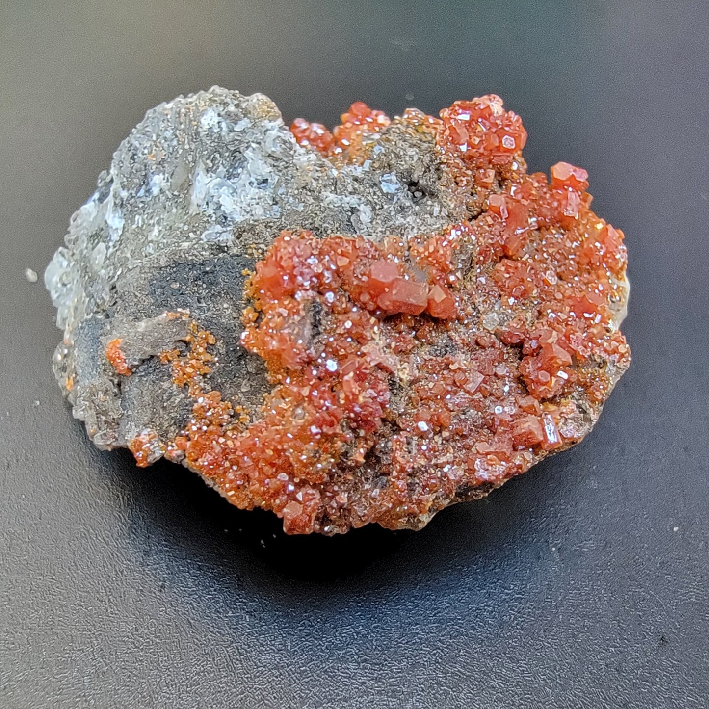 Arizona Vanadinite Rock | Red Crystals | La Paz County | Arizona | Raw Stone | 6.35g