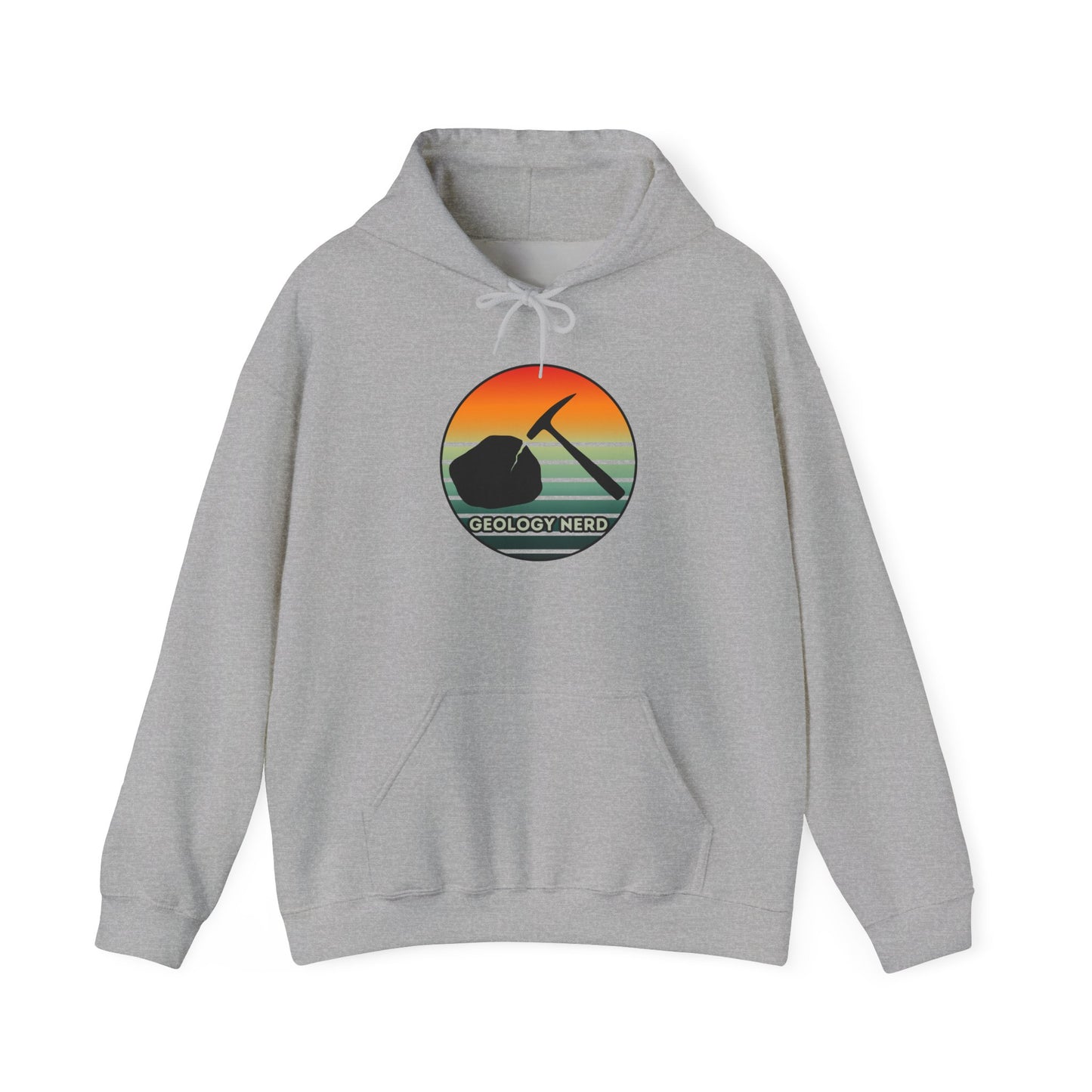 Geology Nerd Hoodie for Rockhounds & Mineral Collectors – Unisex Heavy Blend Sweatshirt with Kangaroo Pocket & Hood