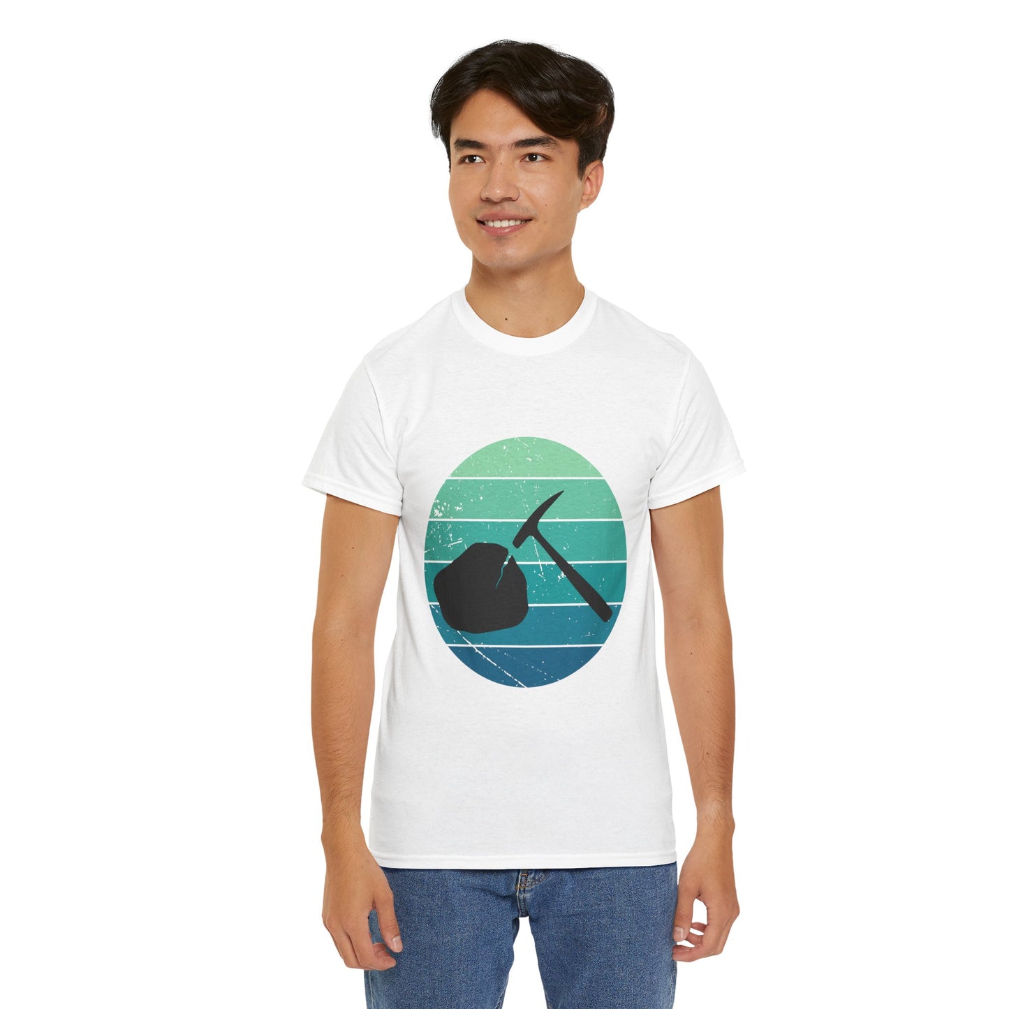 Vintage Style Mining Adventure Unisex Heavy Cotton Tee | Rockhounding T-Shirt | Gift for Geologist