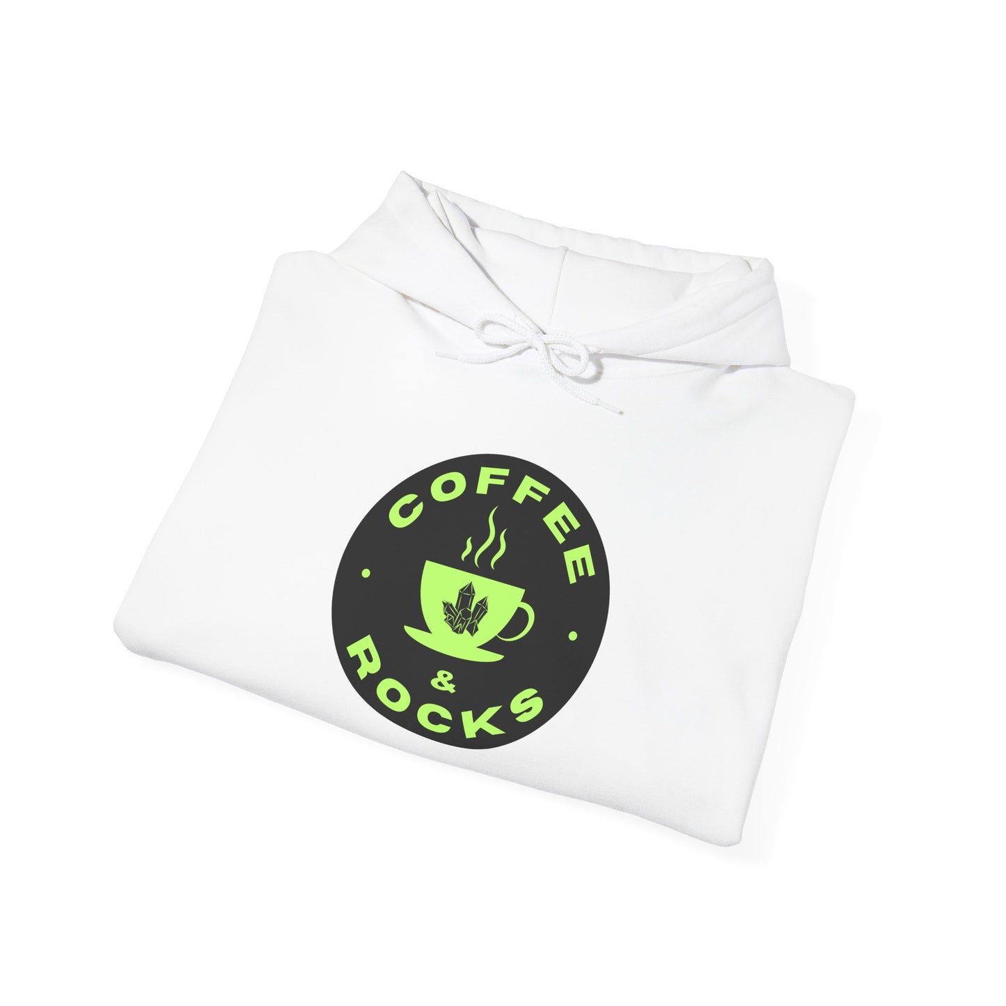 Coffee & Rocks Unisex Hoodie - Cozy Hooded Sweatshirt for Coffee and Geology Lovers
