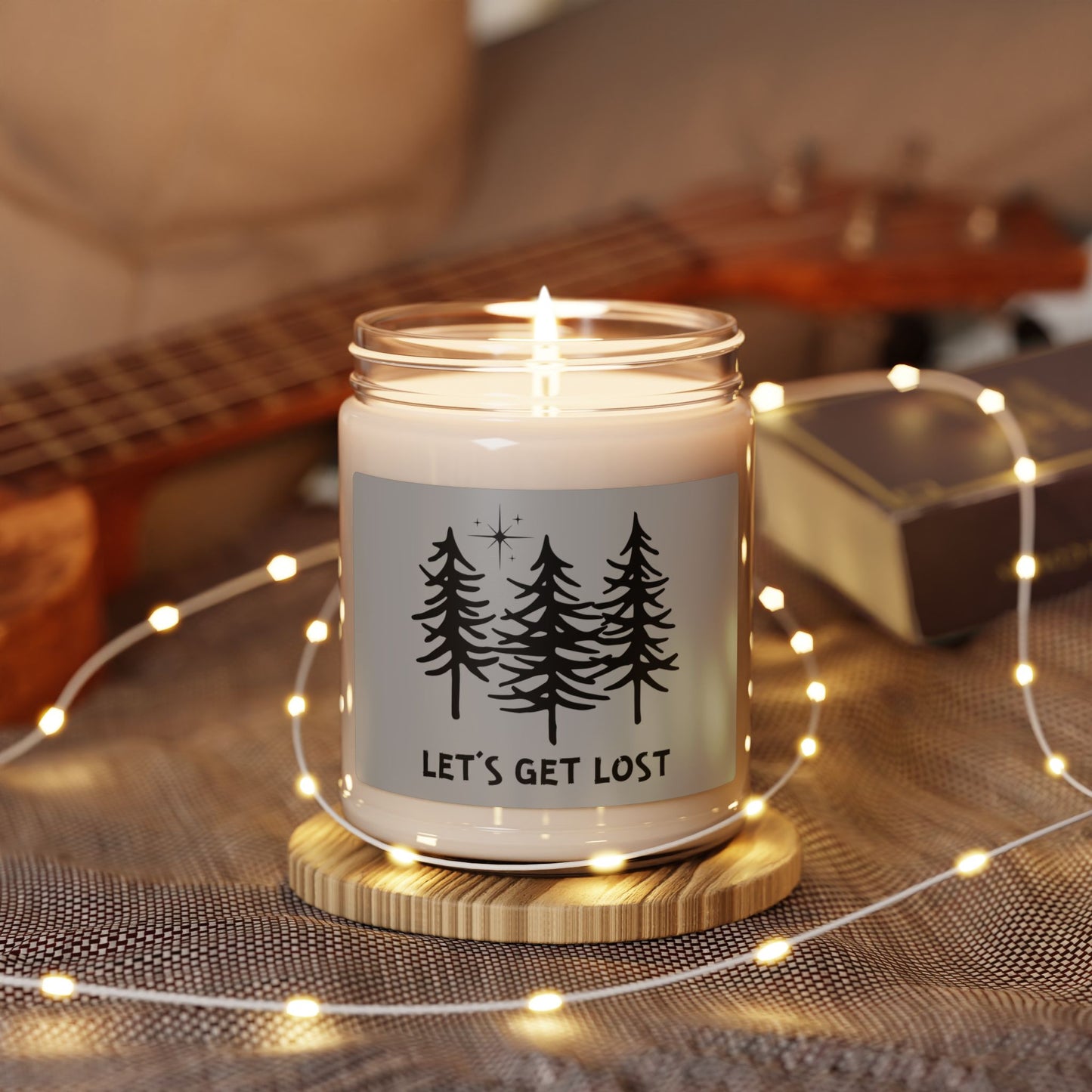 Let's Get Lost Scented Soy Candle – 9oz | Cozy Nature Inspired Aromatherapy Home Decor