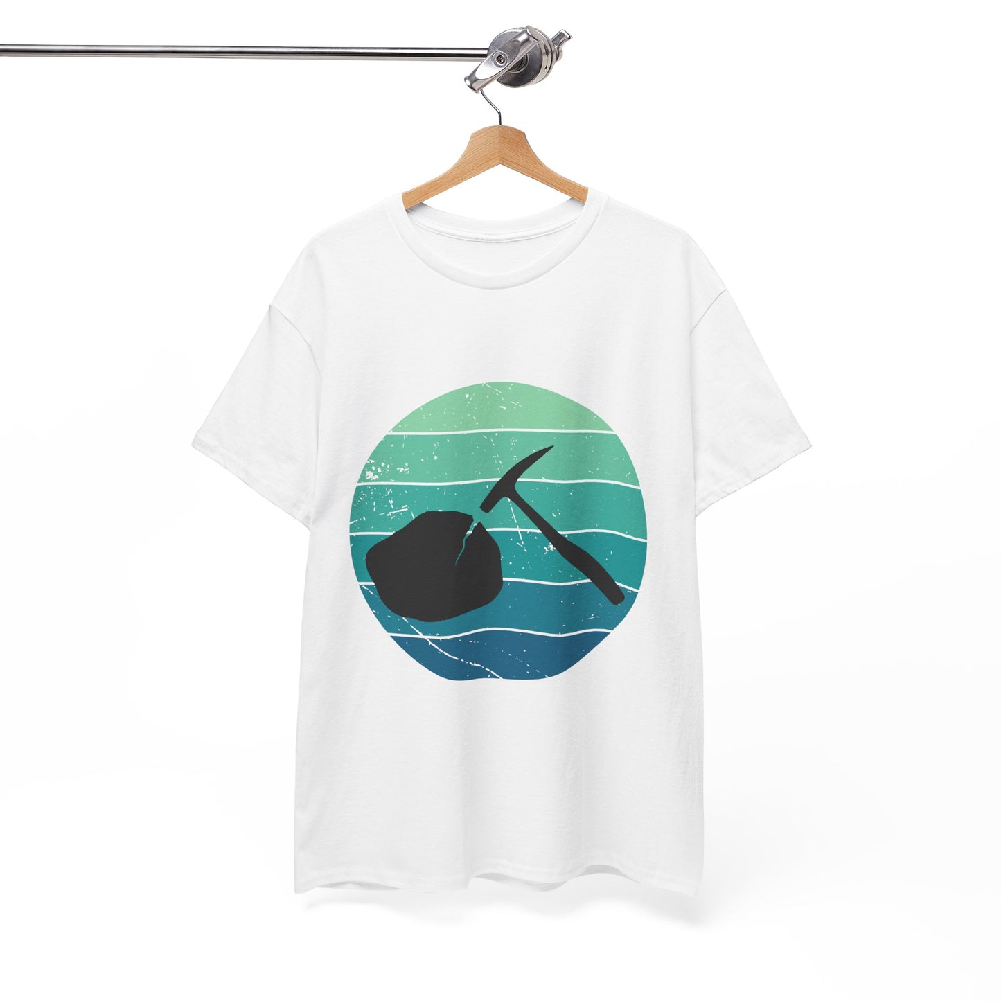 Vintage Style Mining Adventure Unisex Heavy Cotton Tee | Rockhounding T-Shirt | Gift for Geologist