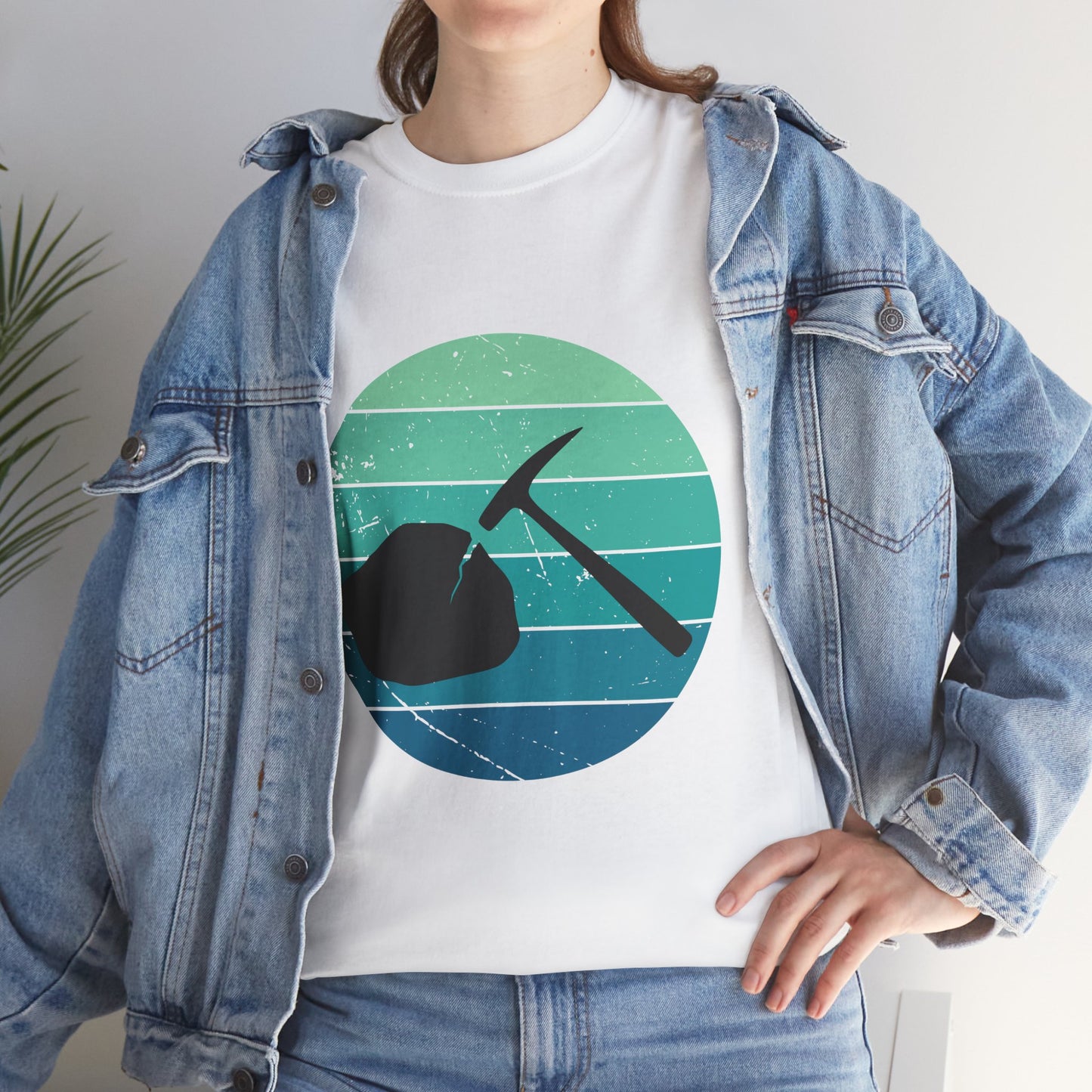 Vintage Style Mining Adventure Unisex Heavy Cotton Tee | Rockhounding T-Shirt | Gift for Geologist