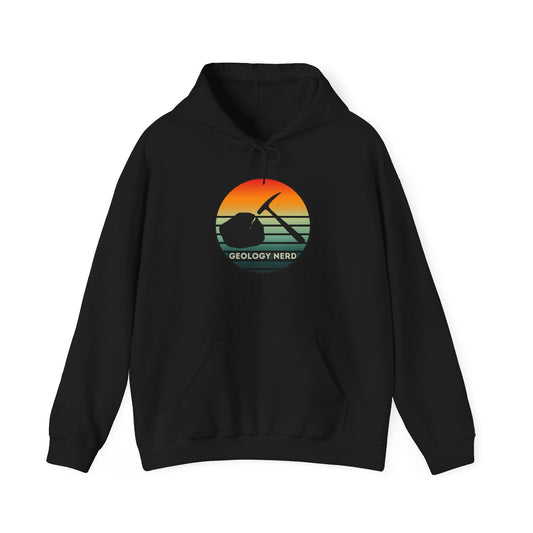 Geology Nerd Hoodie for Rockhounds & Mineral Collectors – Unisex Heavy Blend Sweatshirt with Kangaroo Pocket & Hood