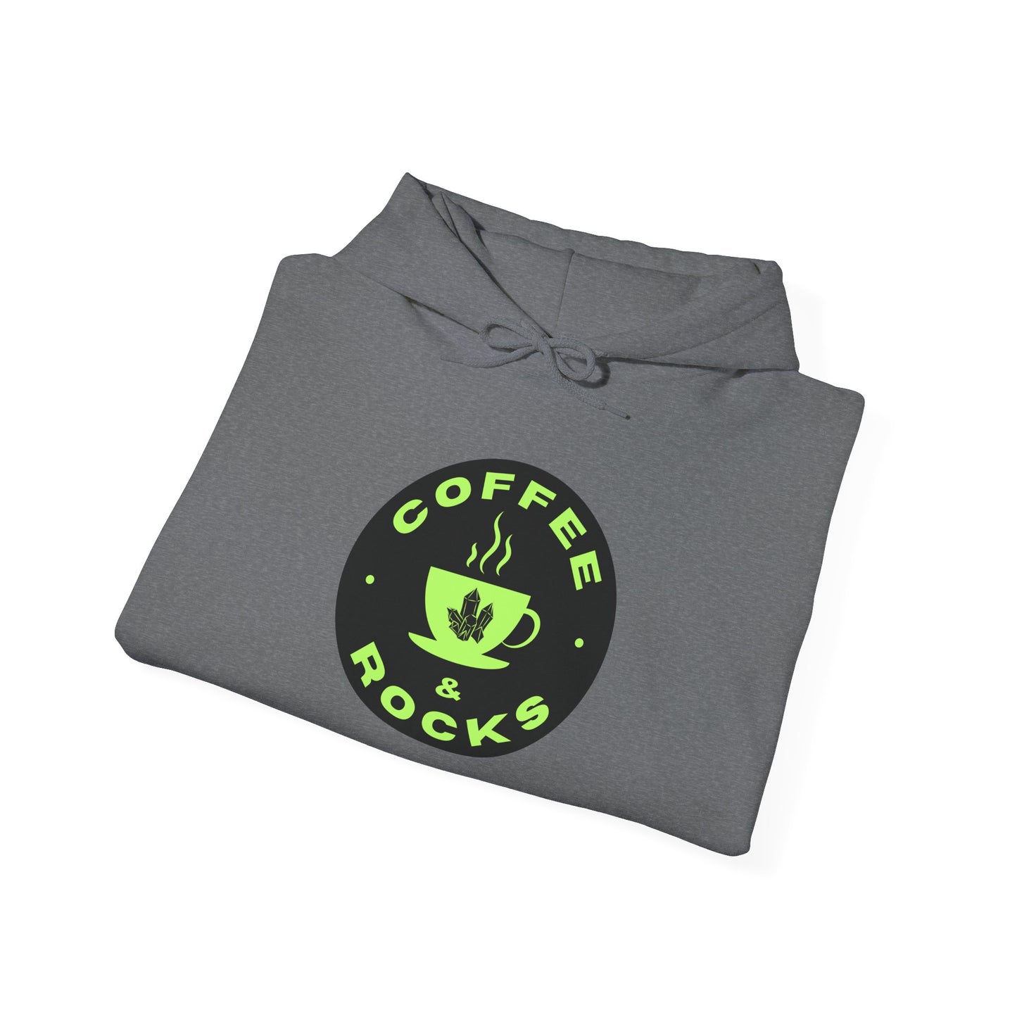 Coffee & Rocks Unisex Hoodie - Cozy Hooded Sweatshirt for Coffee and Geology Lovers