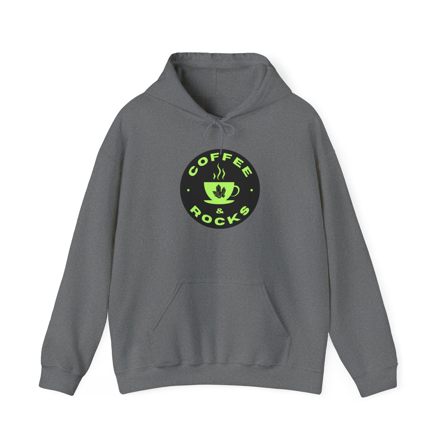 Coffee & Rocks Unisex Hoodie - Cozy Hooded Sweatshirt for Coffee and Geology Lovers