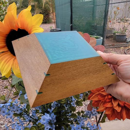 Handmade Wooden & Resin Decorative Dish – Unique Home Decor, Jewelry Holder, Catch-All Tray