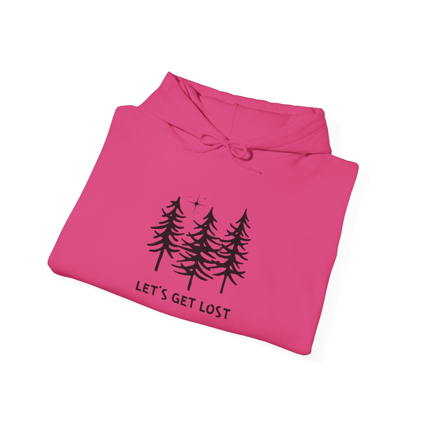 Let's Get Lost Unisex Hoodie - Adventure Inspired Hooded Sweatshirt for Nature Lovers