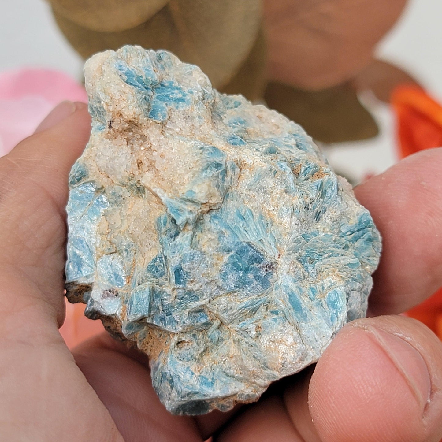 Kyanite Ore Specimen 69.09g | Bluebird Mine | California | Raw Stone | Natural Blue Rock Sample
