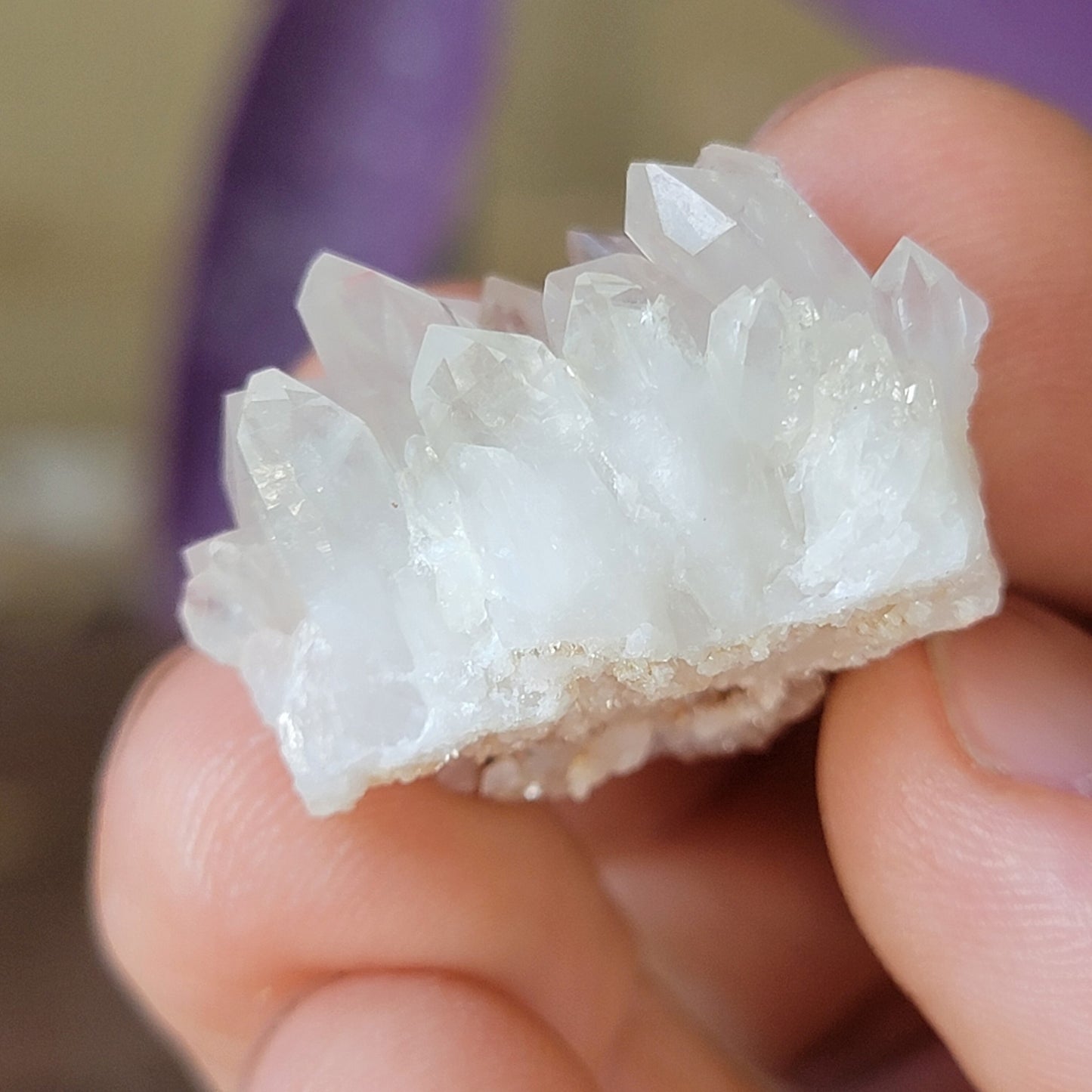 Arkansas Quartz Crystal Rock | Beautiful Cluster of Points | Mt. Ida | 12.04 grams