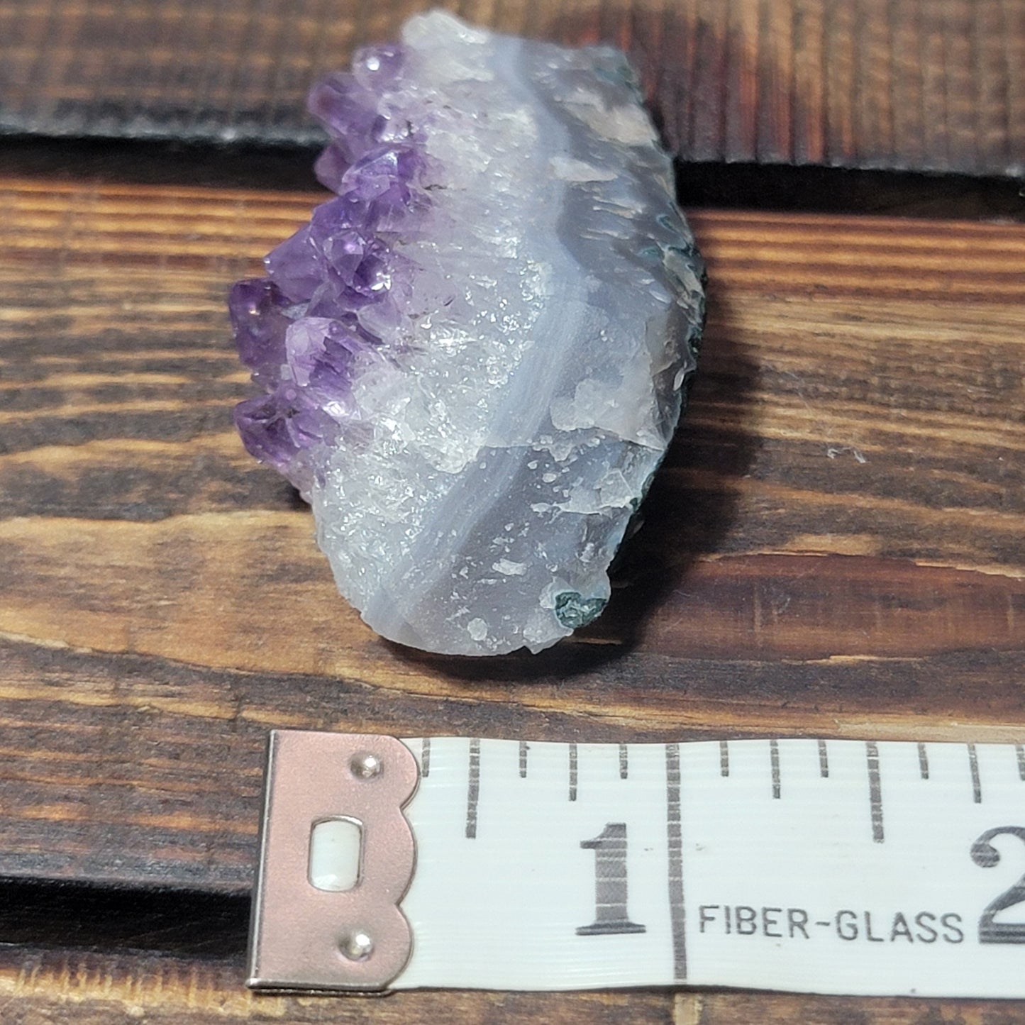 Amethyst Crystal Rock Specimen, Purple Quartz Display Sample from Brazil, 39.91 grams