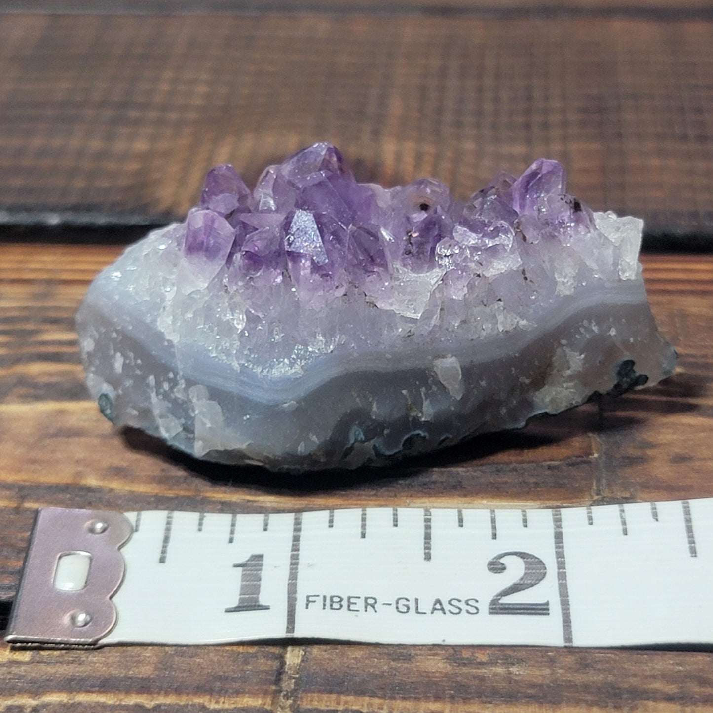 Amethyst Crystal Rock Specimen, Purple Quartz Display Sample from Brazil, 39.91 grams