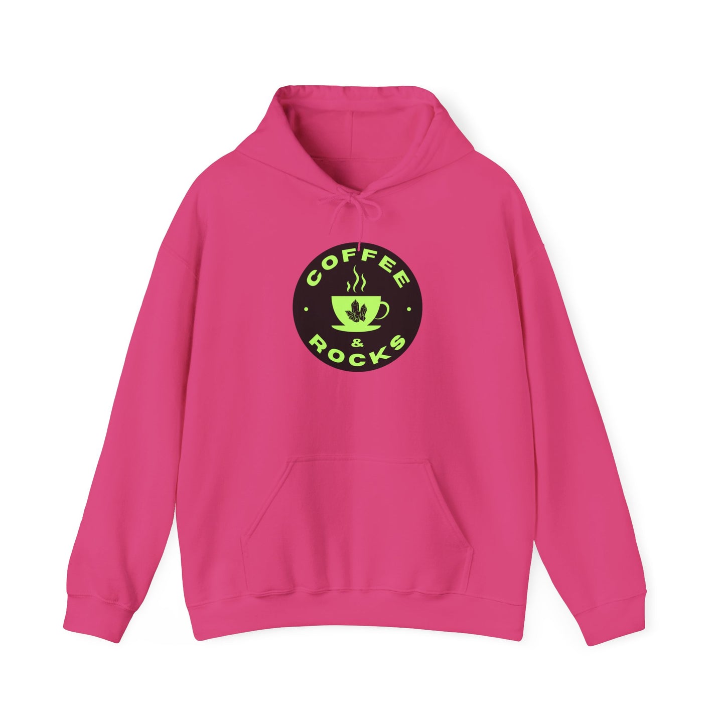 Coffee & Rocks Unisex Hoodie - Cozy Hooded Sweatshirt for Coffee and Geology Lovers