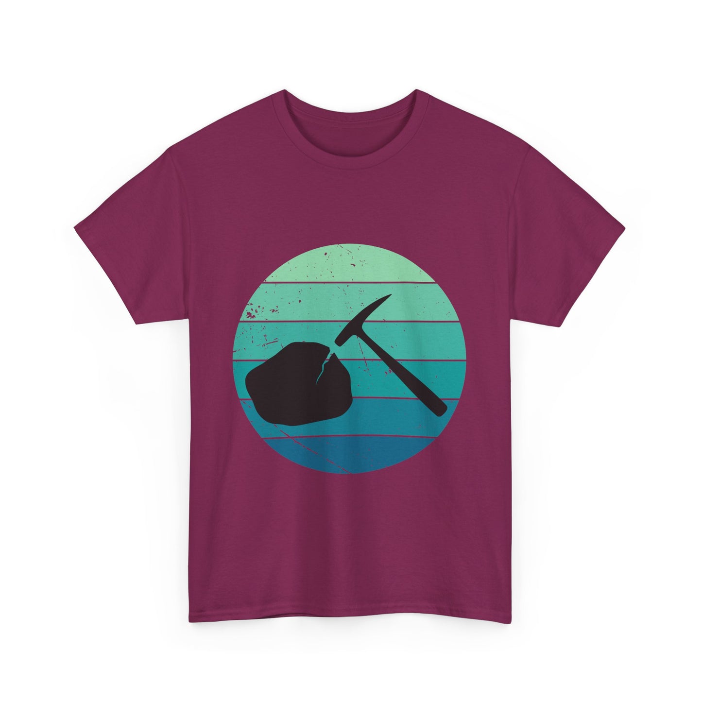 Vintage Style Mining Adventure Unisex Heavy Cotton Tee | Rockhounding T-Shirt | Gift for Geologist