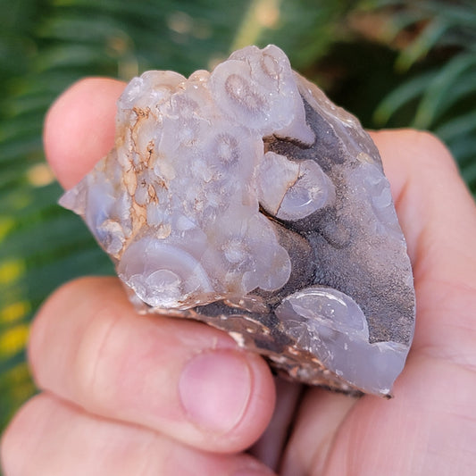 Unique Banded Agate from California | Raw Mineral Specimen | 109.12 grams
