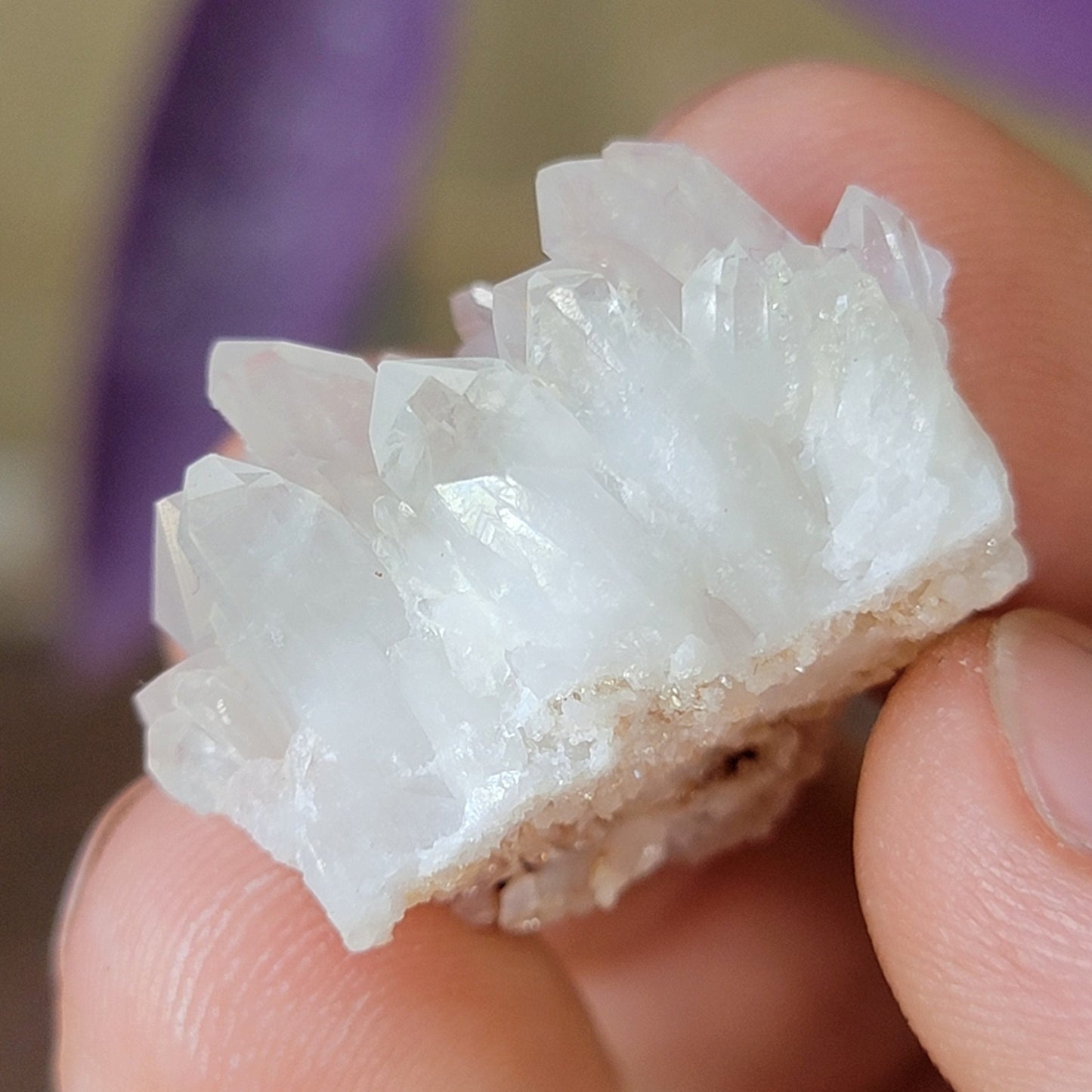 Arkansas Quartz Crystal Rock | Beautiful Cluster of Points | Mt. Ida | 12.04 grams