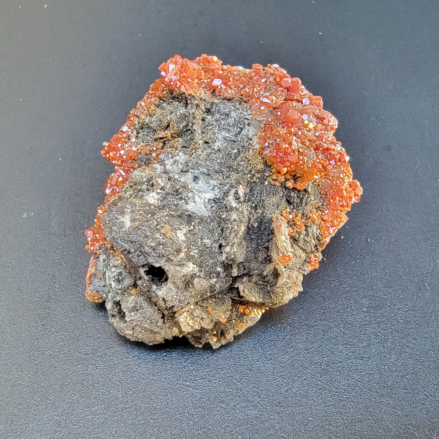 Arizona Vanadinite Rock | Red Crystals | La Paz County | Arizona | Raw Stone | 6.35g