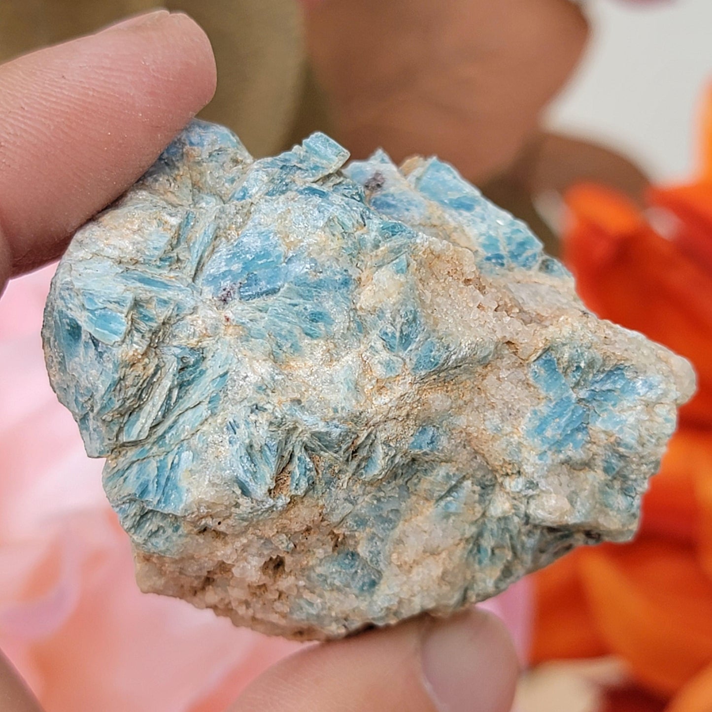 Kyanite Ore Specimen 69.09g | Bluebird Mine | California | Raw Stone | Natural Blue Rock Sample