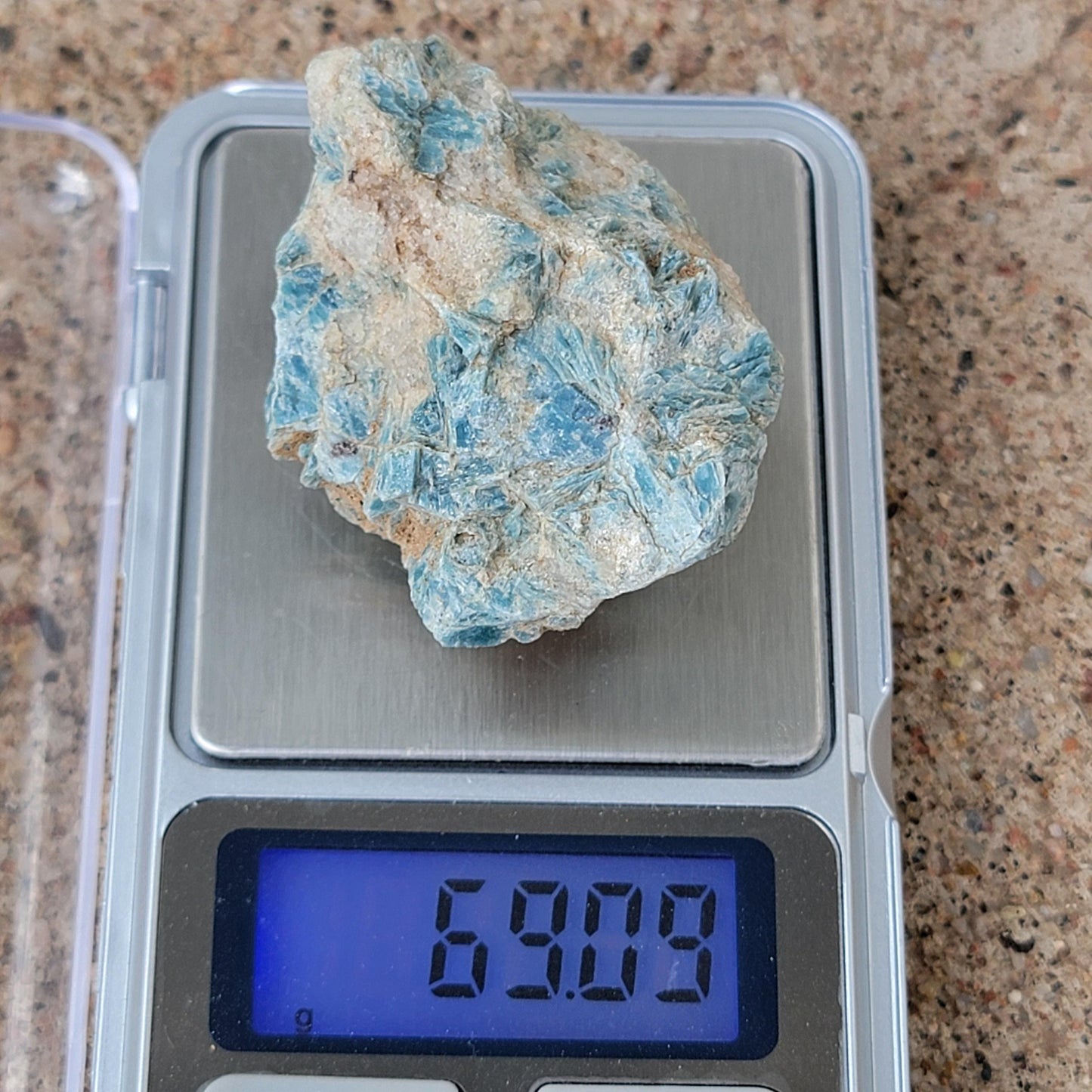 Kyanite Ore Specimen 69.09g | Bluebird Mine | California | Raw Stone | Natural Blue Rock Sample