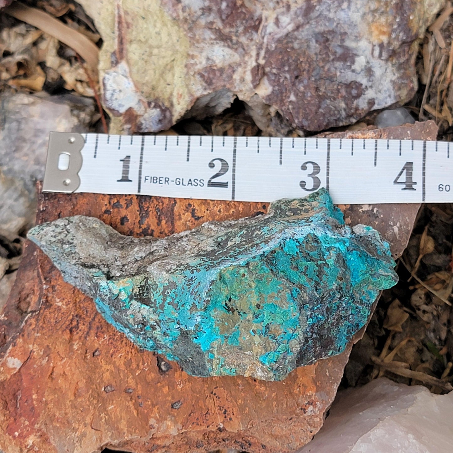 Blue and Green Chrysocolla Rock Specimen 119.69g | Copper Ore | Planet Mine | Arizona | Raw Stone