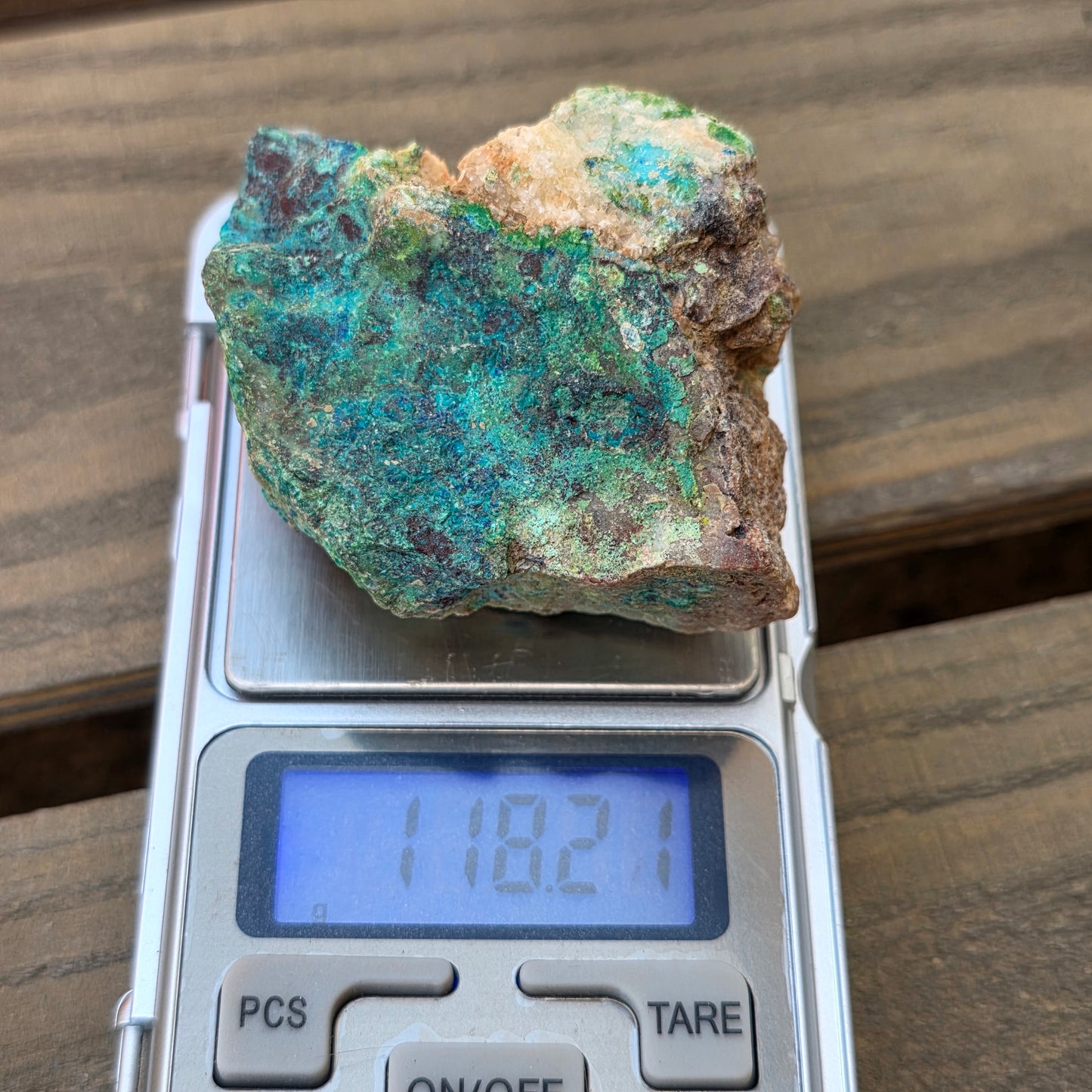 Copper Ore Rock Specimen | Planet Mine | Arizona | Natural Raw Stone | 118 g