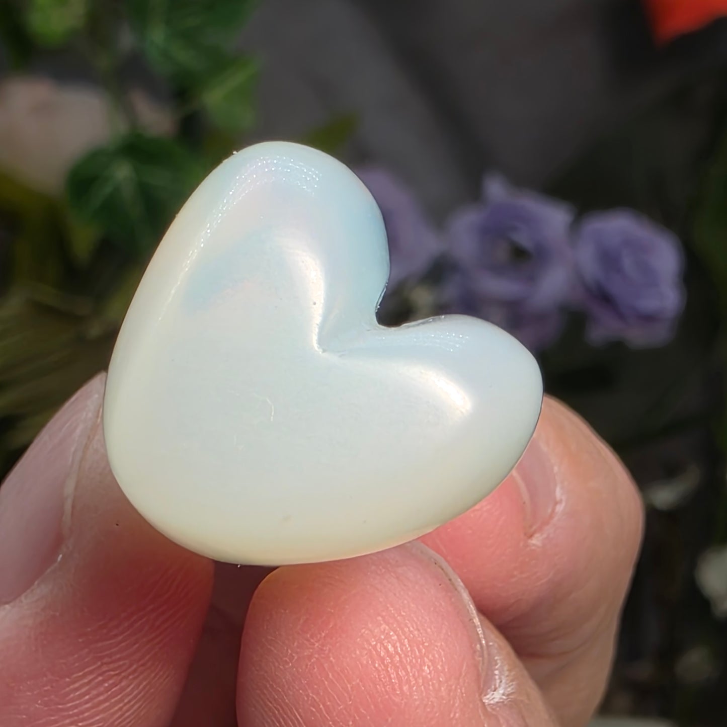 1.5" Miniature Opalite Carving | Iridescent Gemstone Pocket Stone | Cute Funny Gift