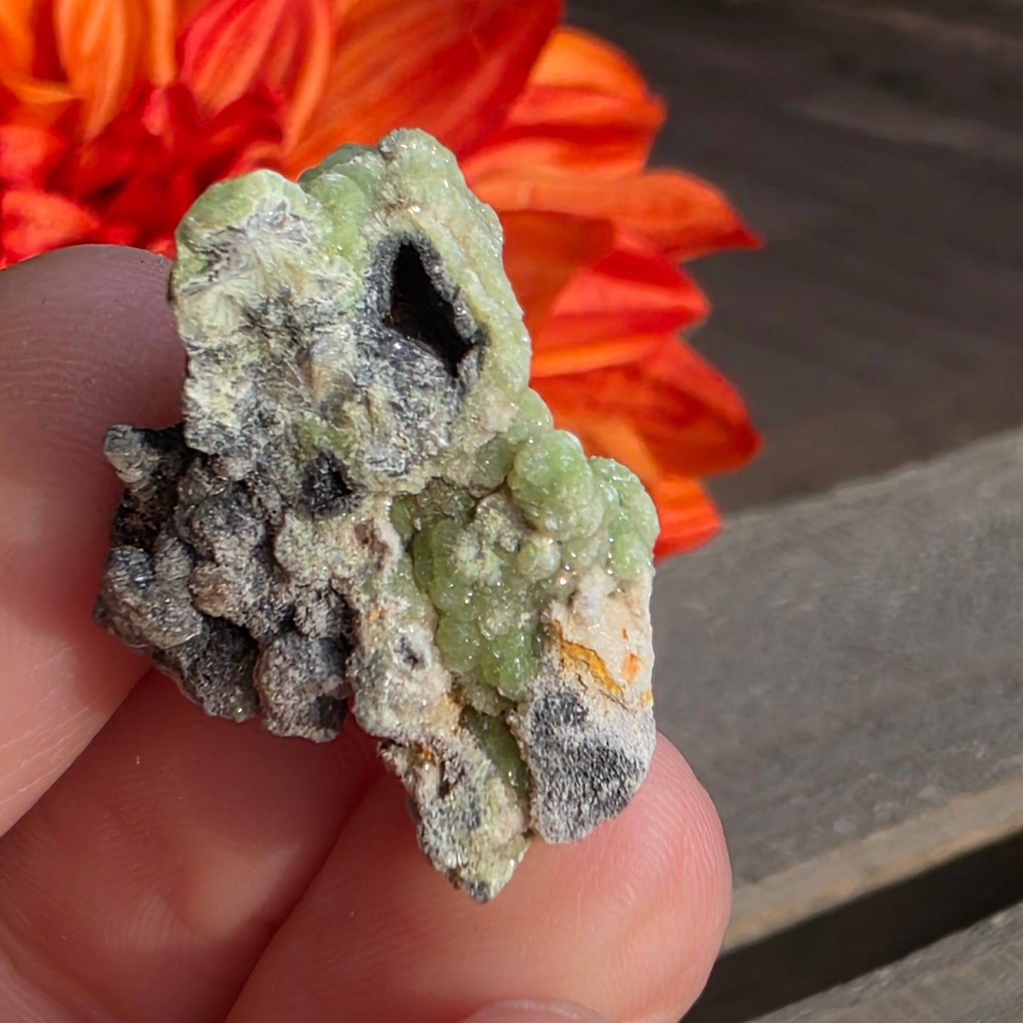 Green Wavellite Rock Specimen | Mauldin Mountain, Arkansas | Raw Stone
