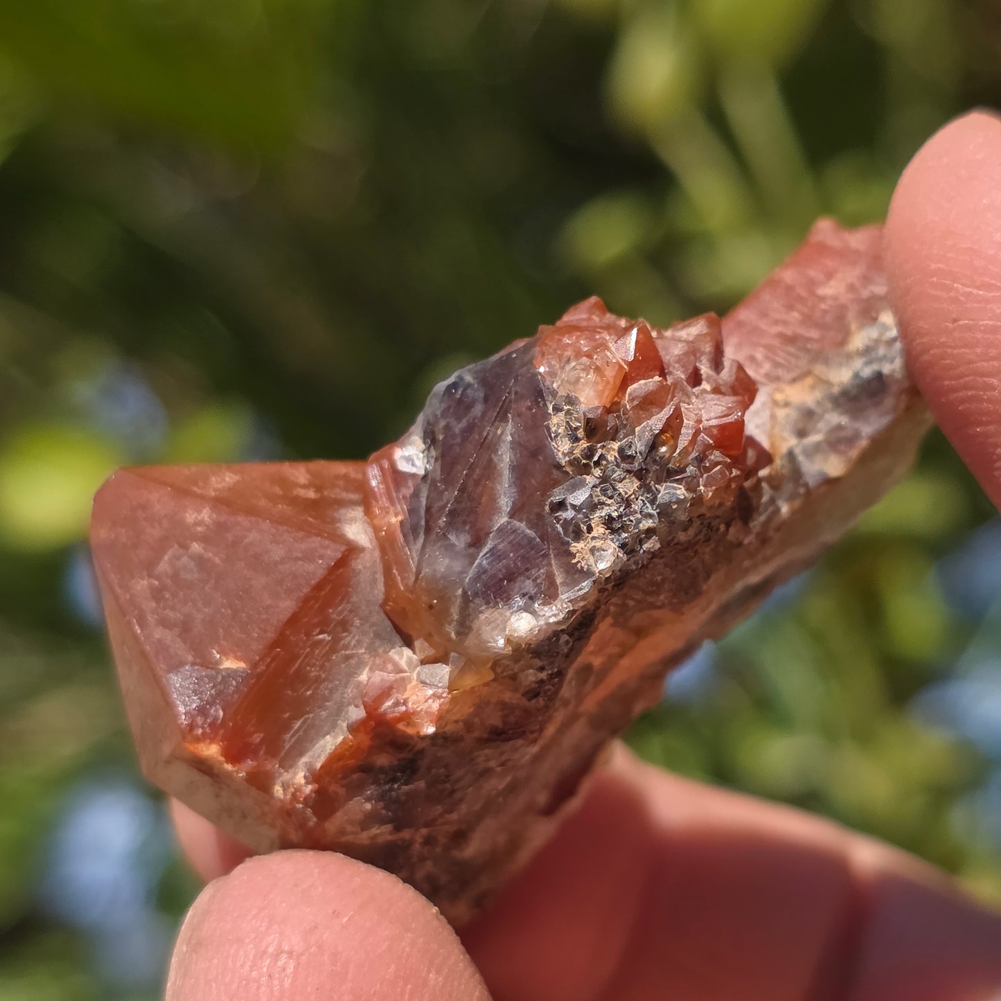 Stunning Red Quartz Crystal Specimen from Morocco | Rough Mineral Sample | 20.96 grams