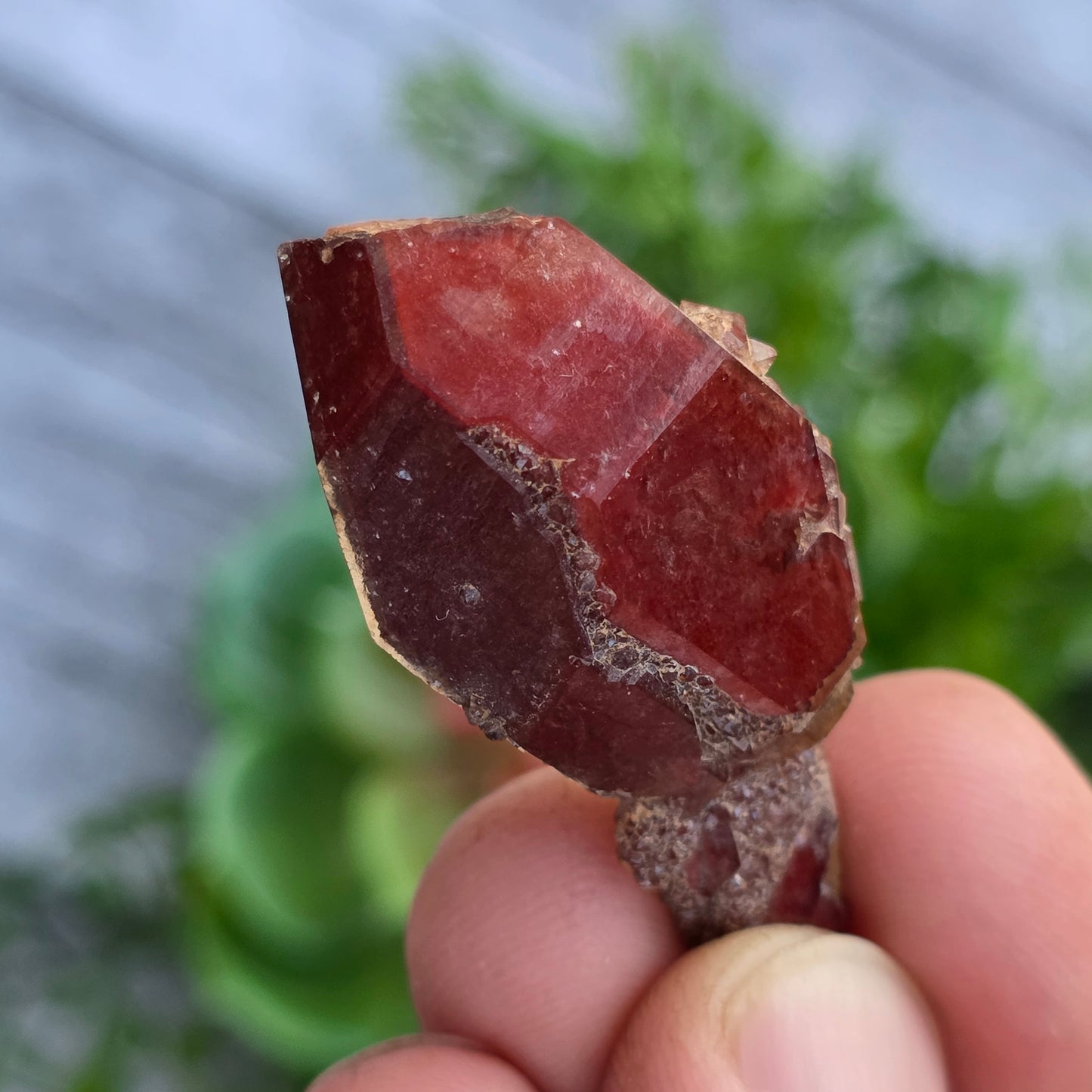 Stunning Red Quartz Crystal Specimen from Morocco | Rough Mineral Sample | 14.18 grams