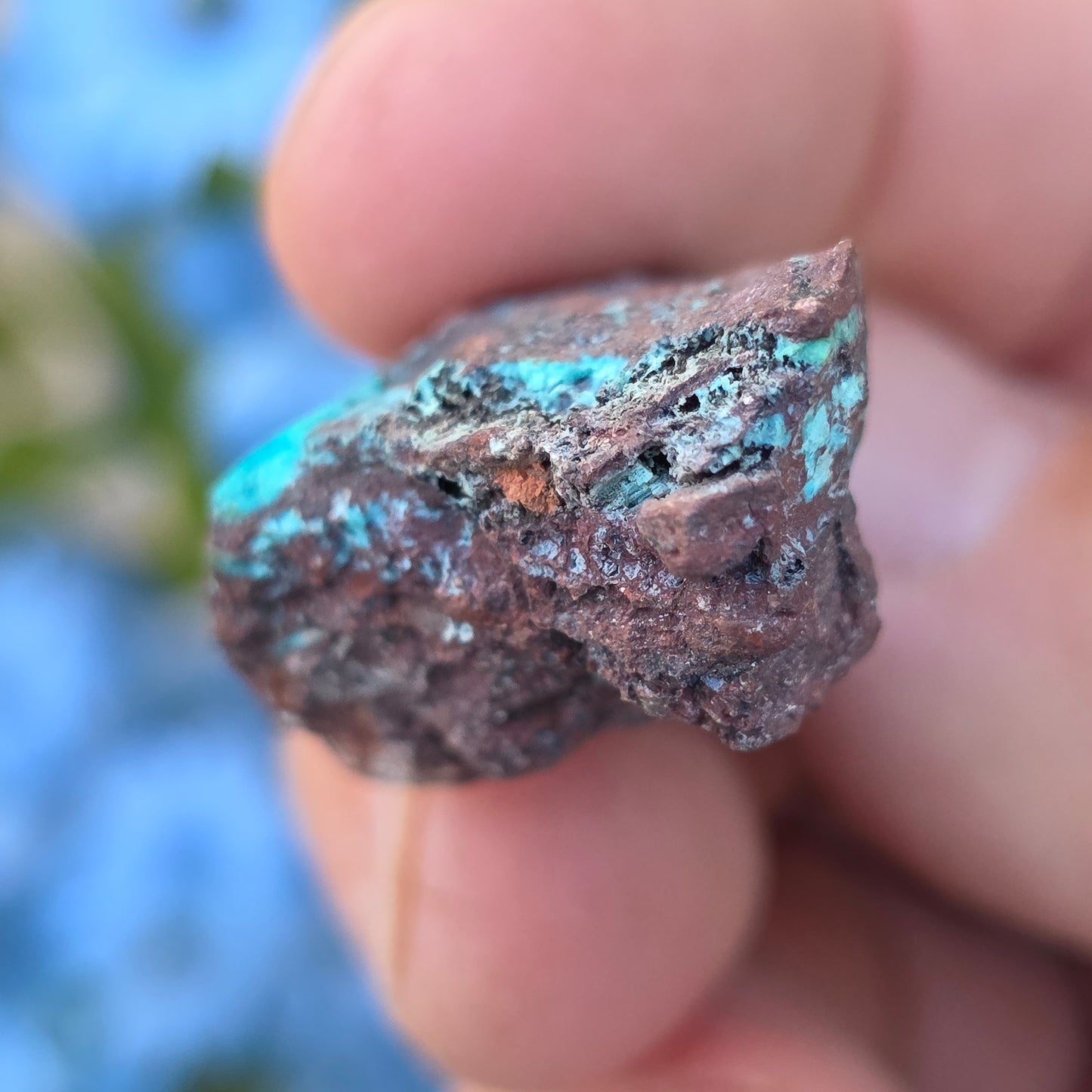Chrysocolla Copper Ore Rock Specimen | Planet Mine | Arizona | Natural Raw Stone | 13.57 g