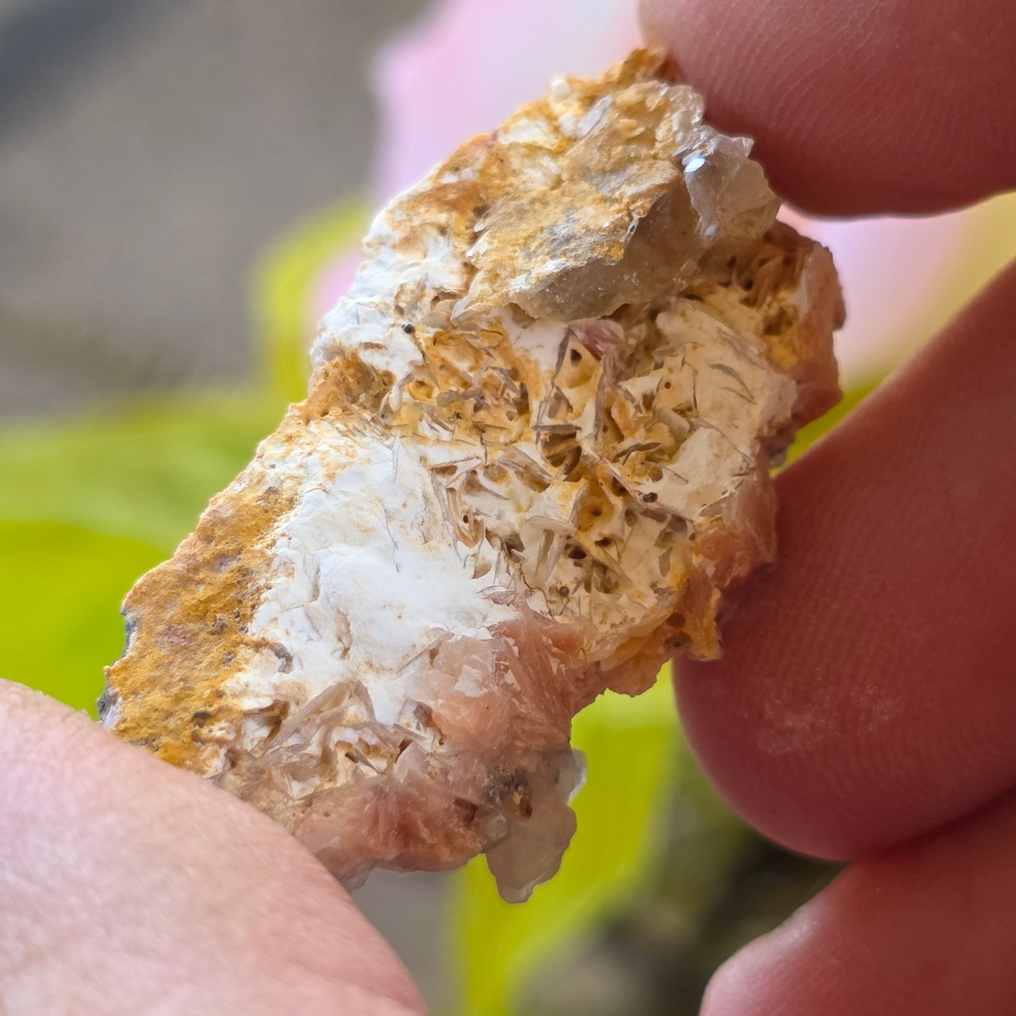 Gorgeous Cerussite Rock Specimen | with Galena and Barite | UV Reactive Glowing Mineral | Natural Raw Stone