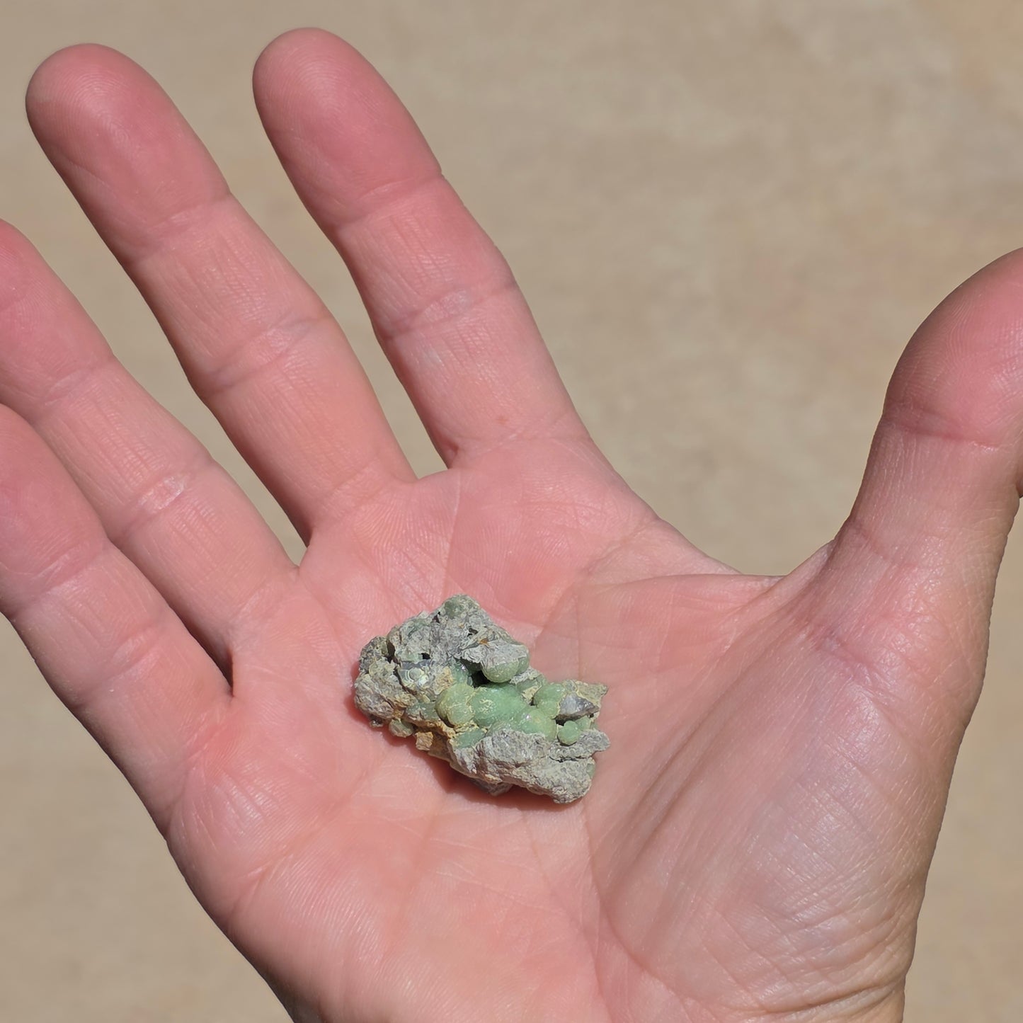 Green Wavellite Rock Specimen | Mt. Ida, Arkansas | Raw Stone
