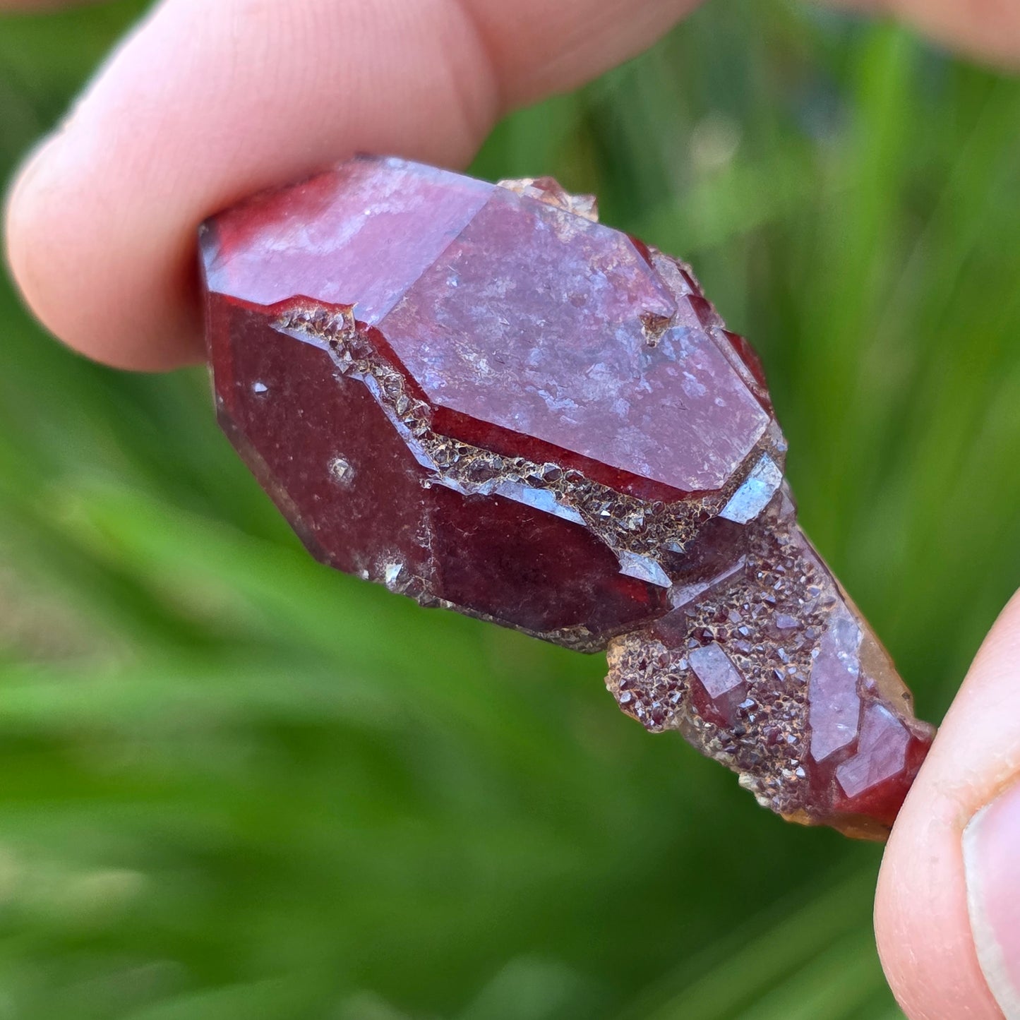 Stunning Red Quartz Crystal Specimen from Morocco | Rough Mineral Sample | 14.18 grams